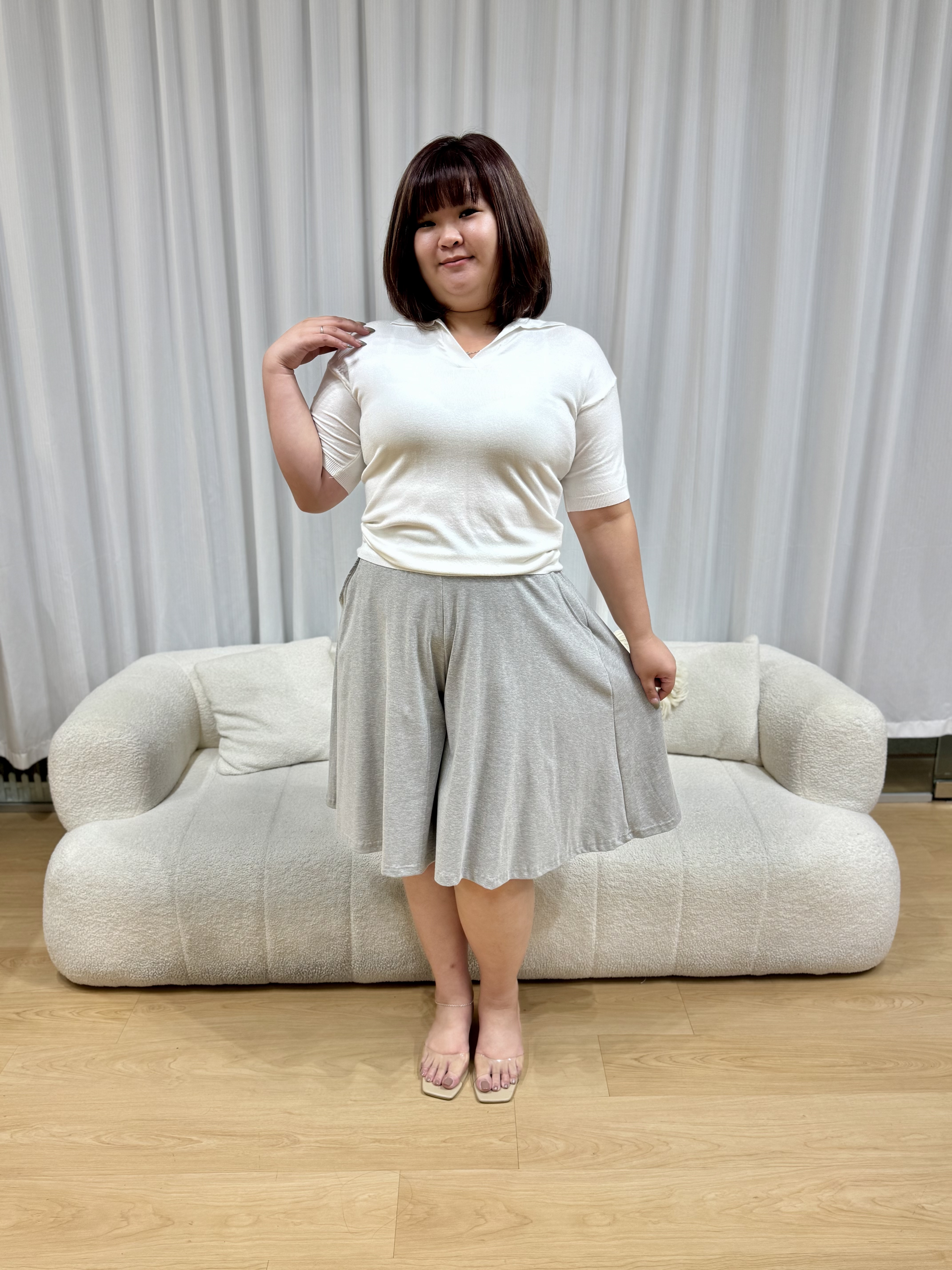 Collared Soft Knit Top