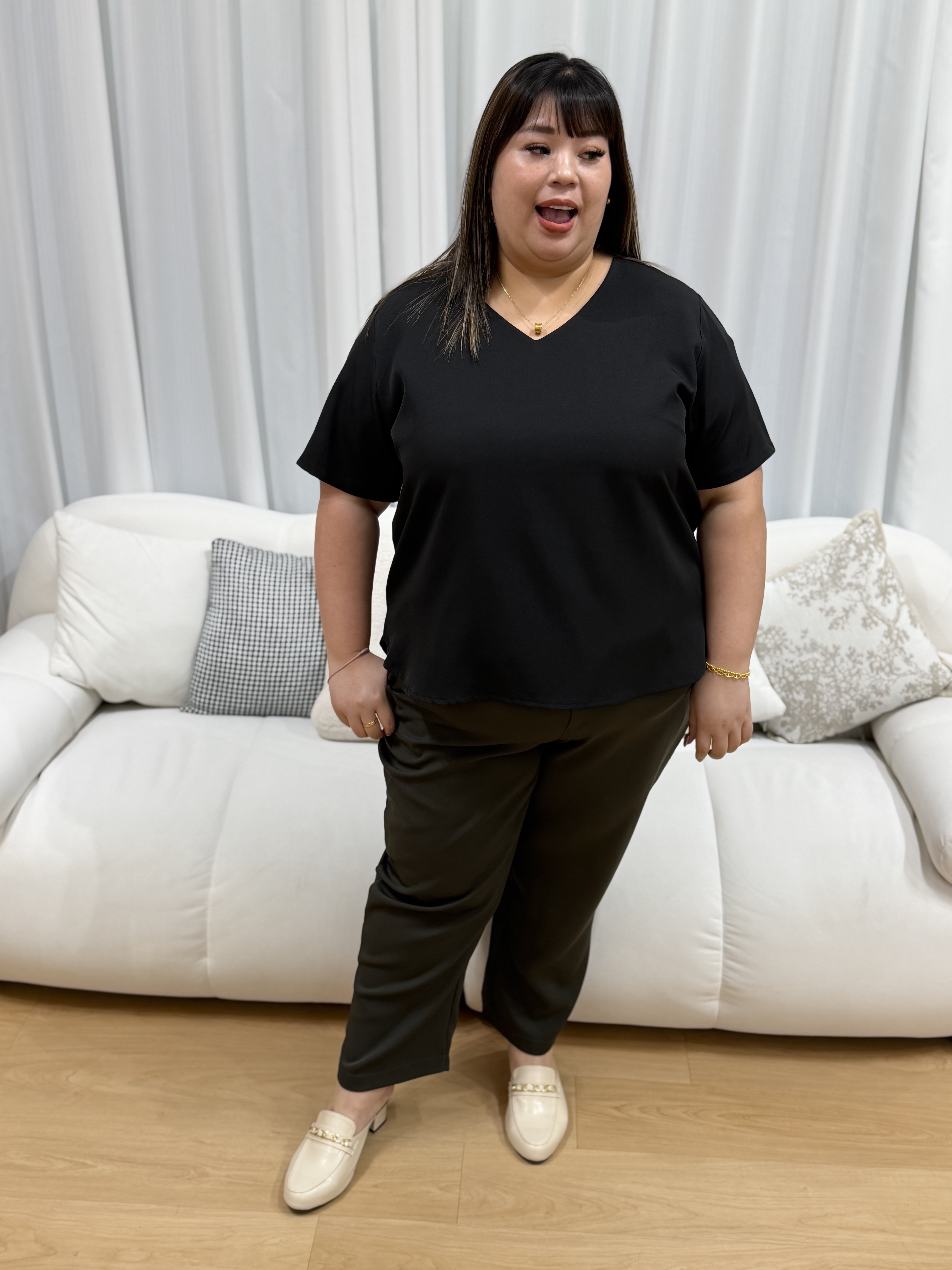 Love+ Fiayo Flow Fit Pants | Plus Size Pants