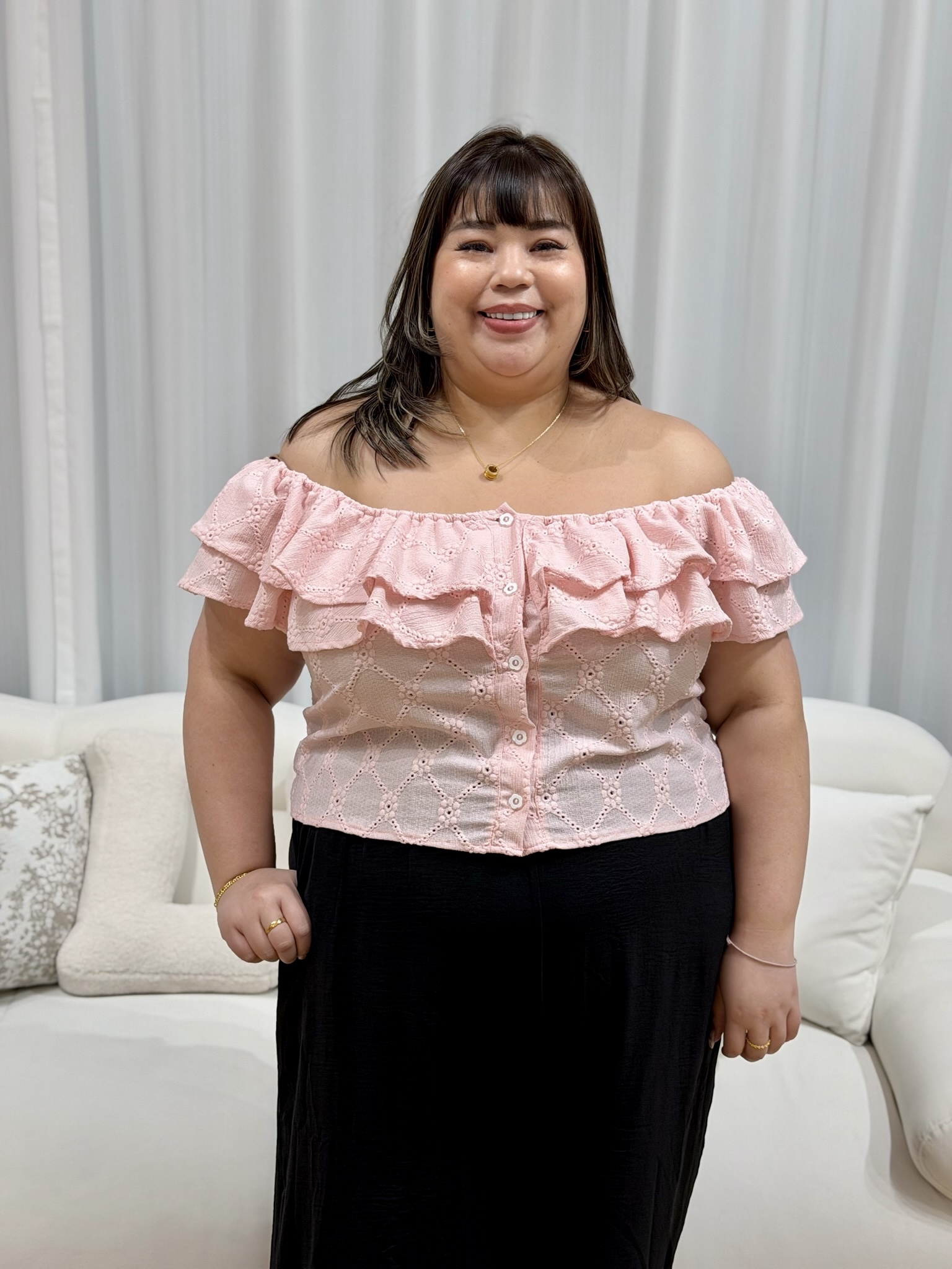 Ruffle Penelope Top | Plus Size Top