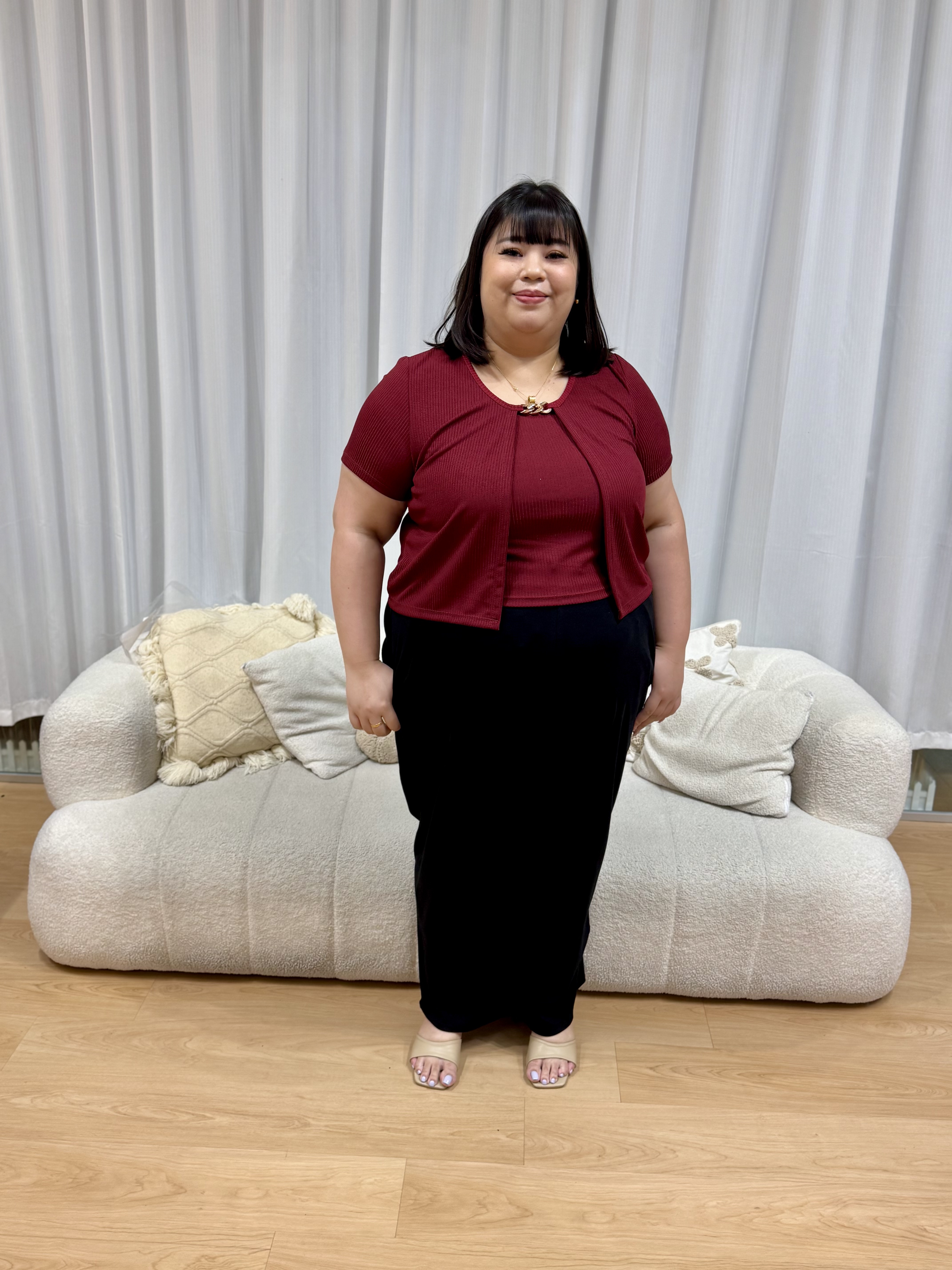 Jinno Gold Chain Top | Plus Size Top