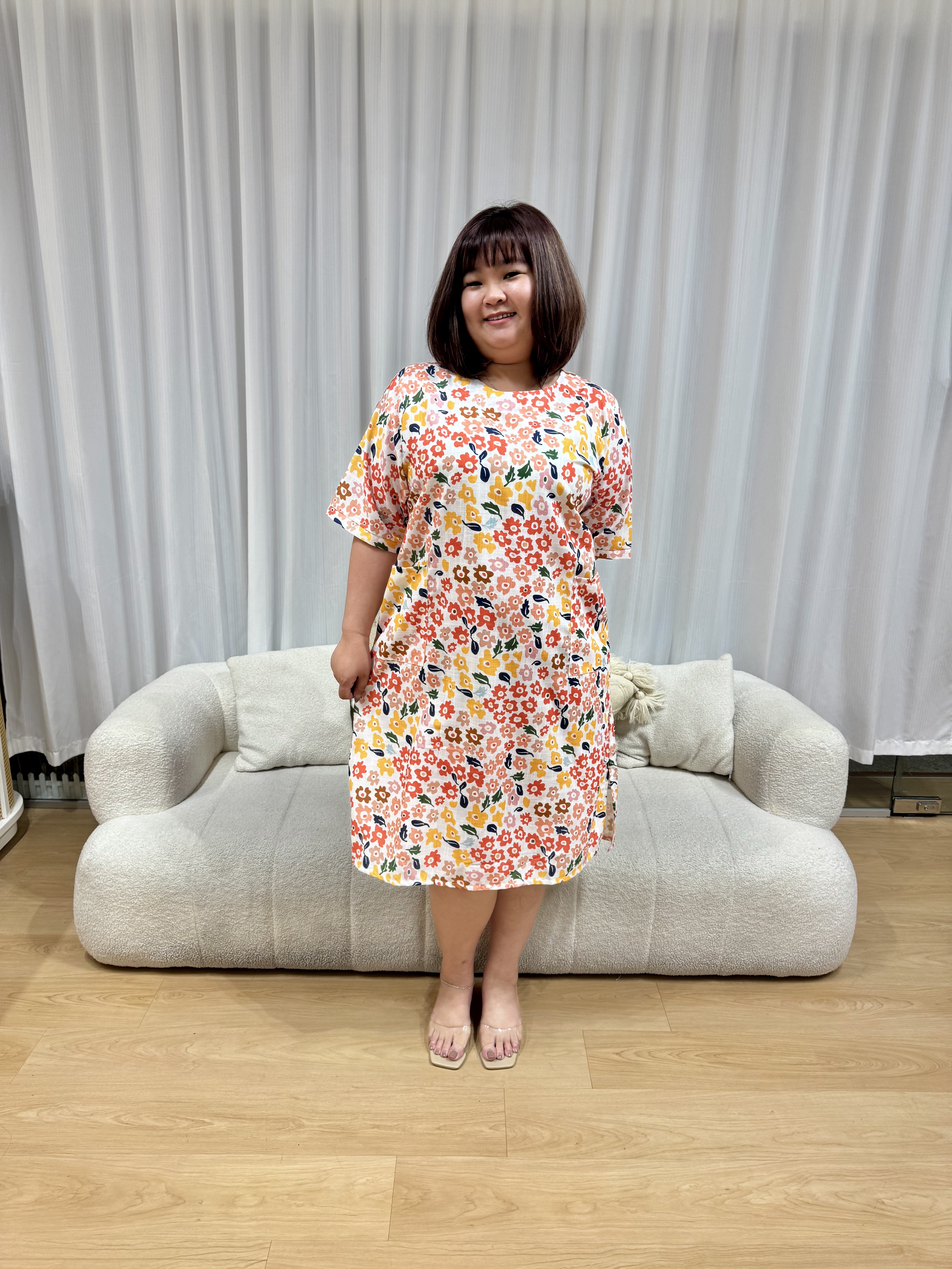 Mdm Linen Dress | Plus Size Dress