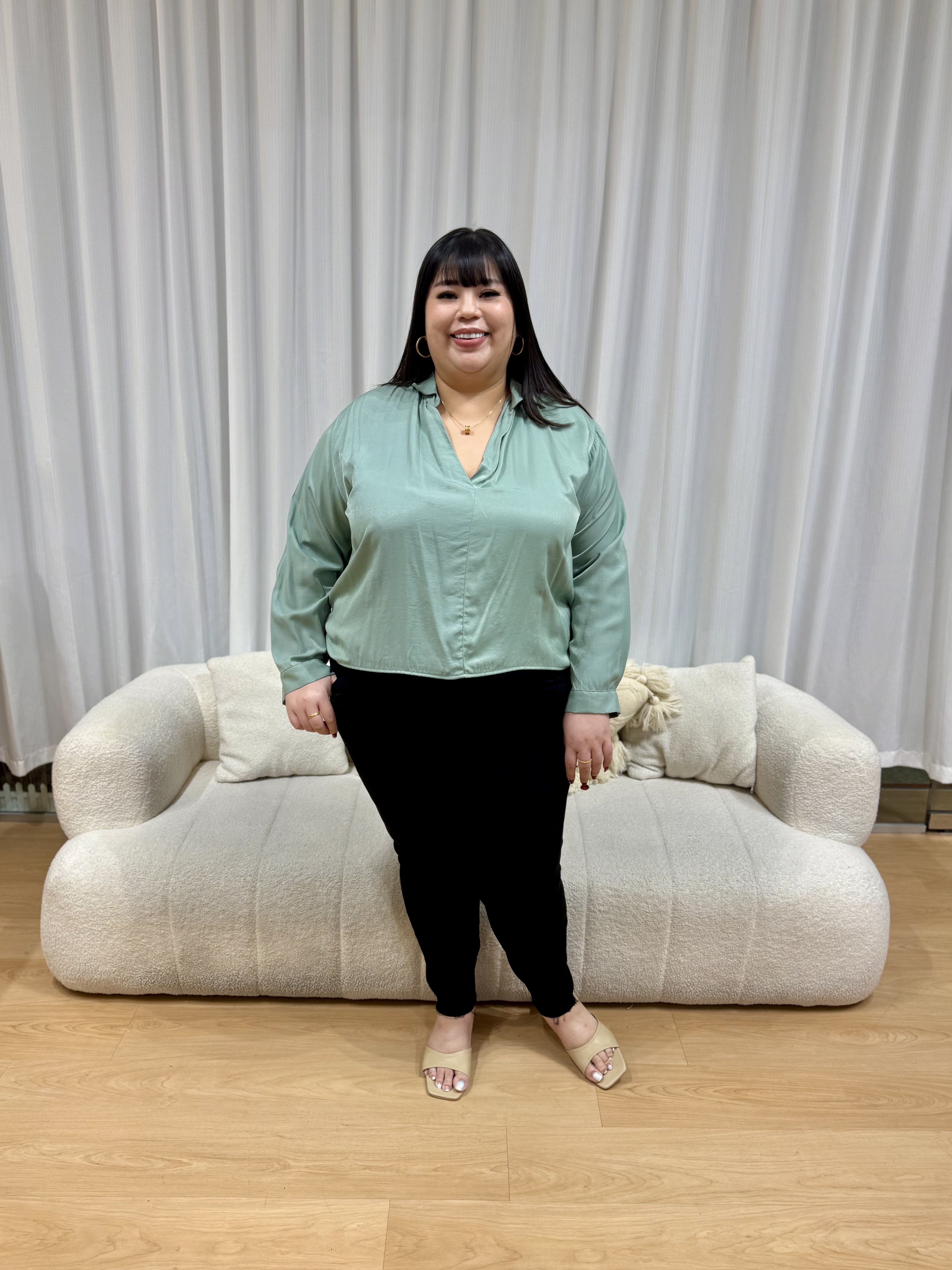 Boyfriend V Neck Shirt