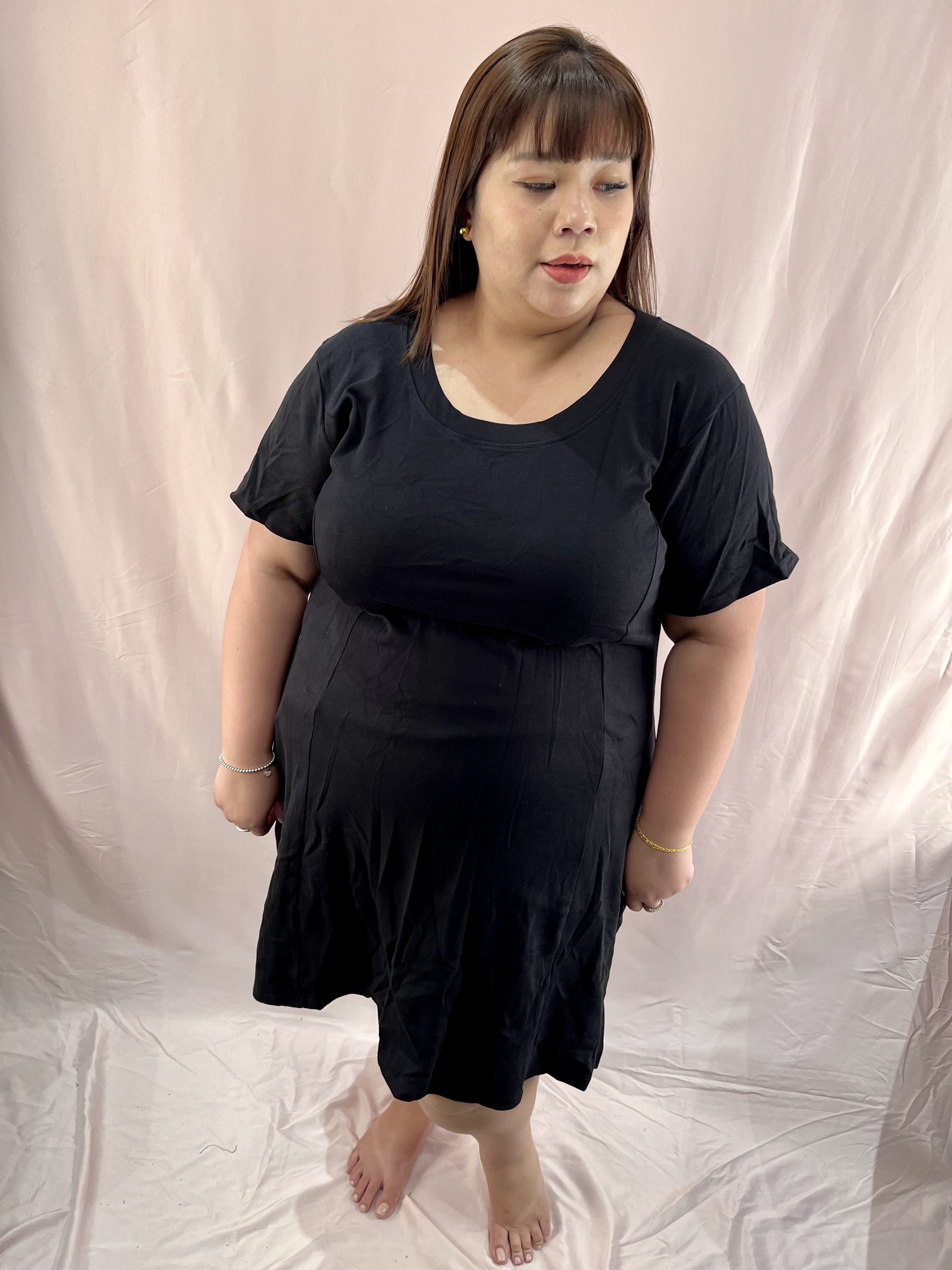 Simplulu Shift Cotton Dress | Plus Size Dress