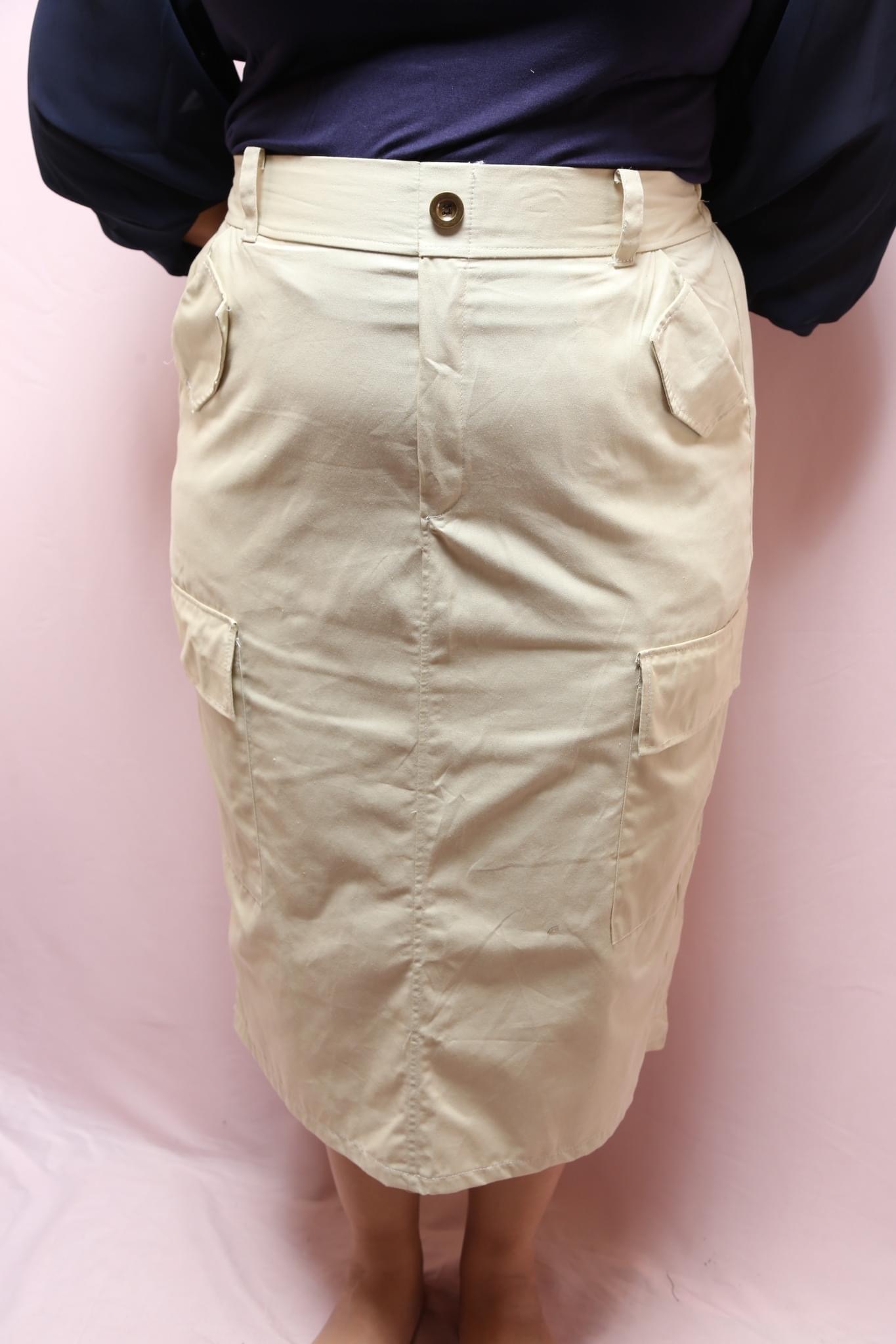 Military Midi Skirt | Plus Size Skirt