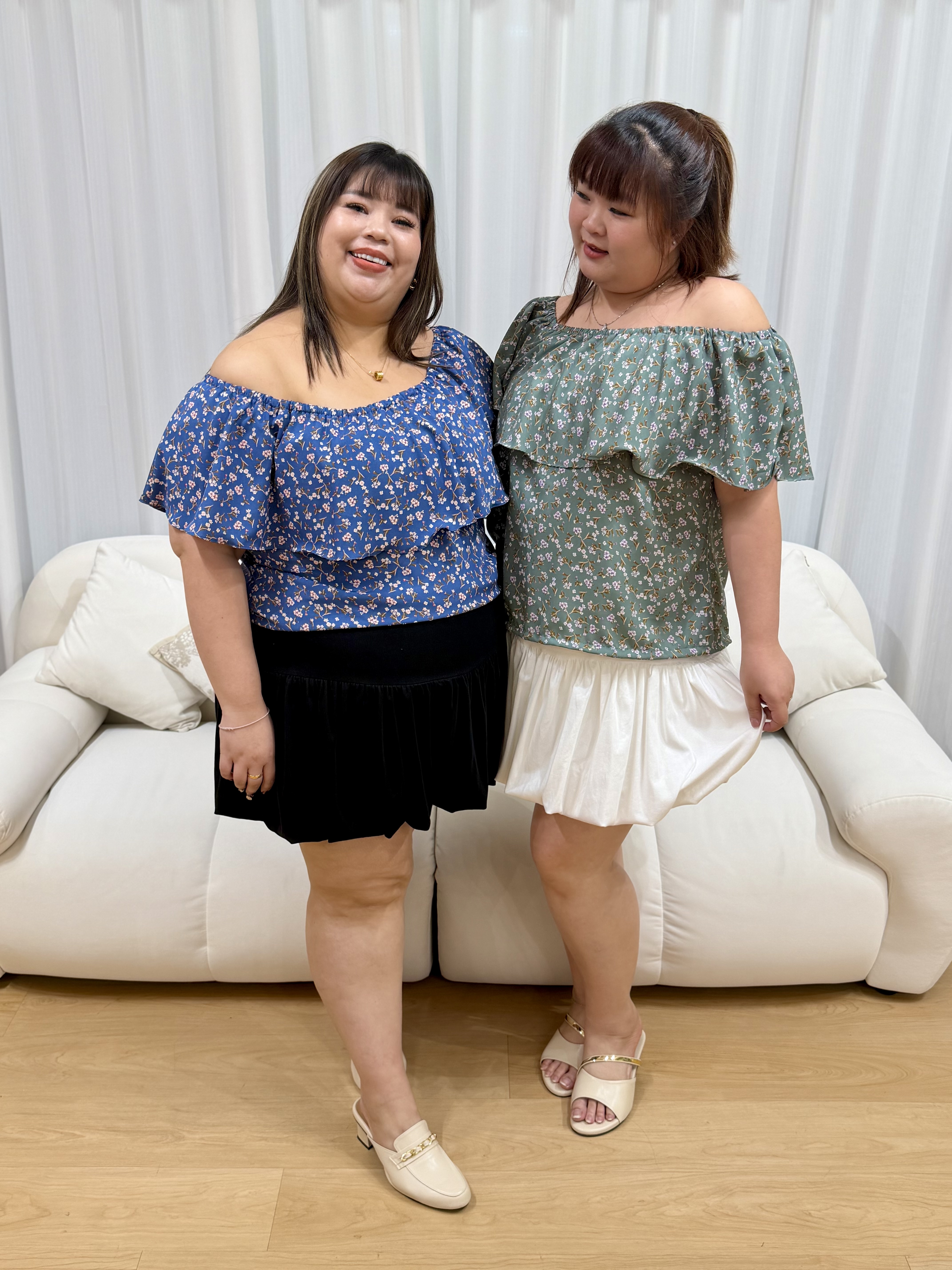 Premium Cotton Bubble Skirt | Plus Size Skirt