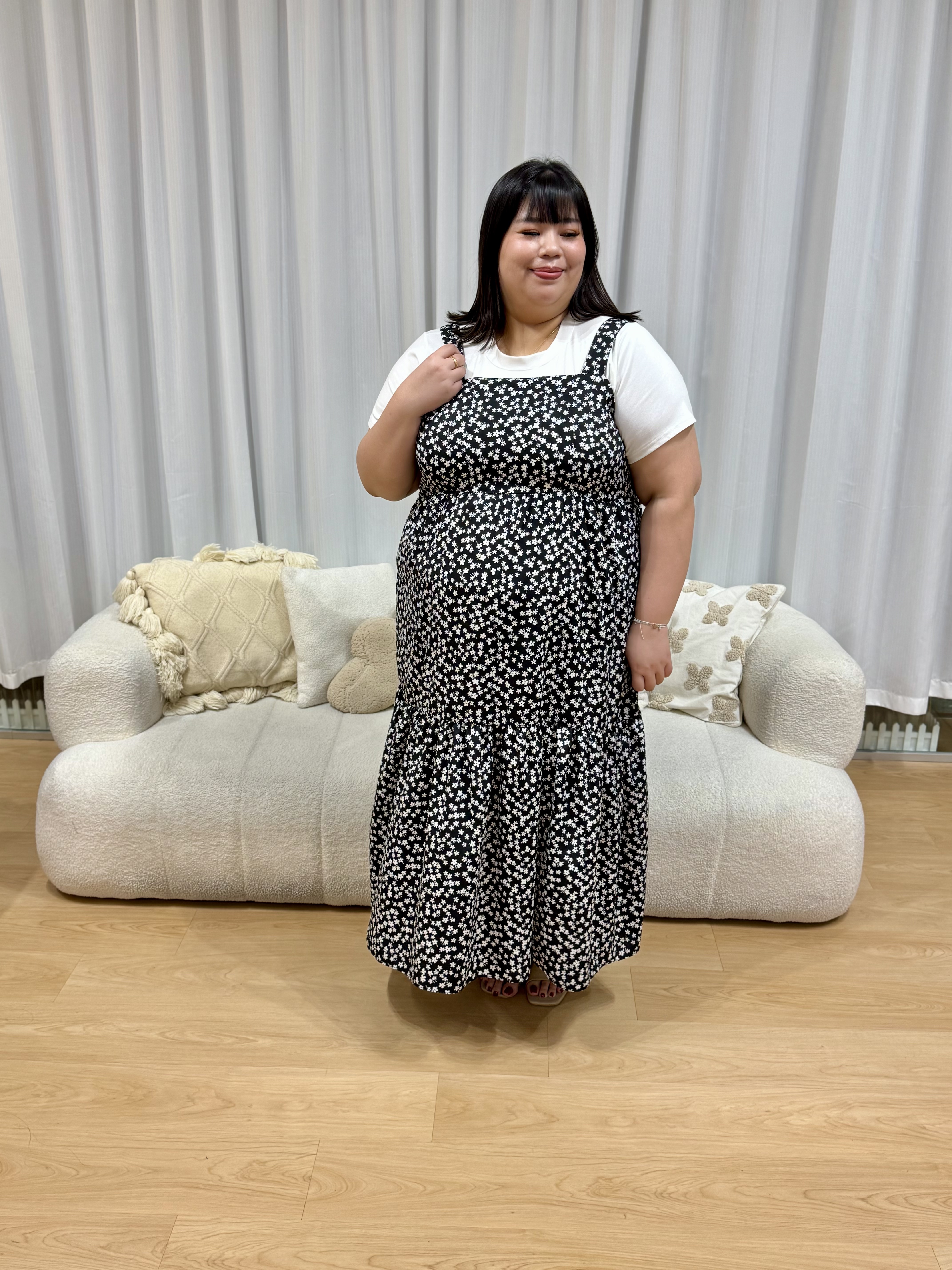 Jetaime Daisy Floral Dress | Plus Size Dress