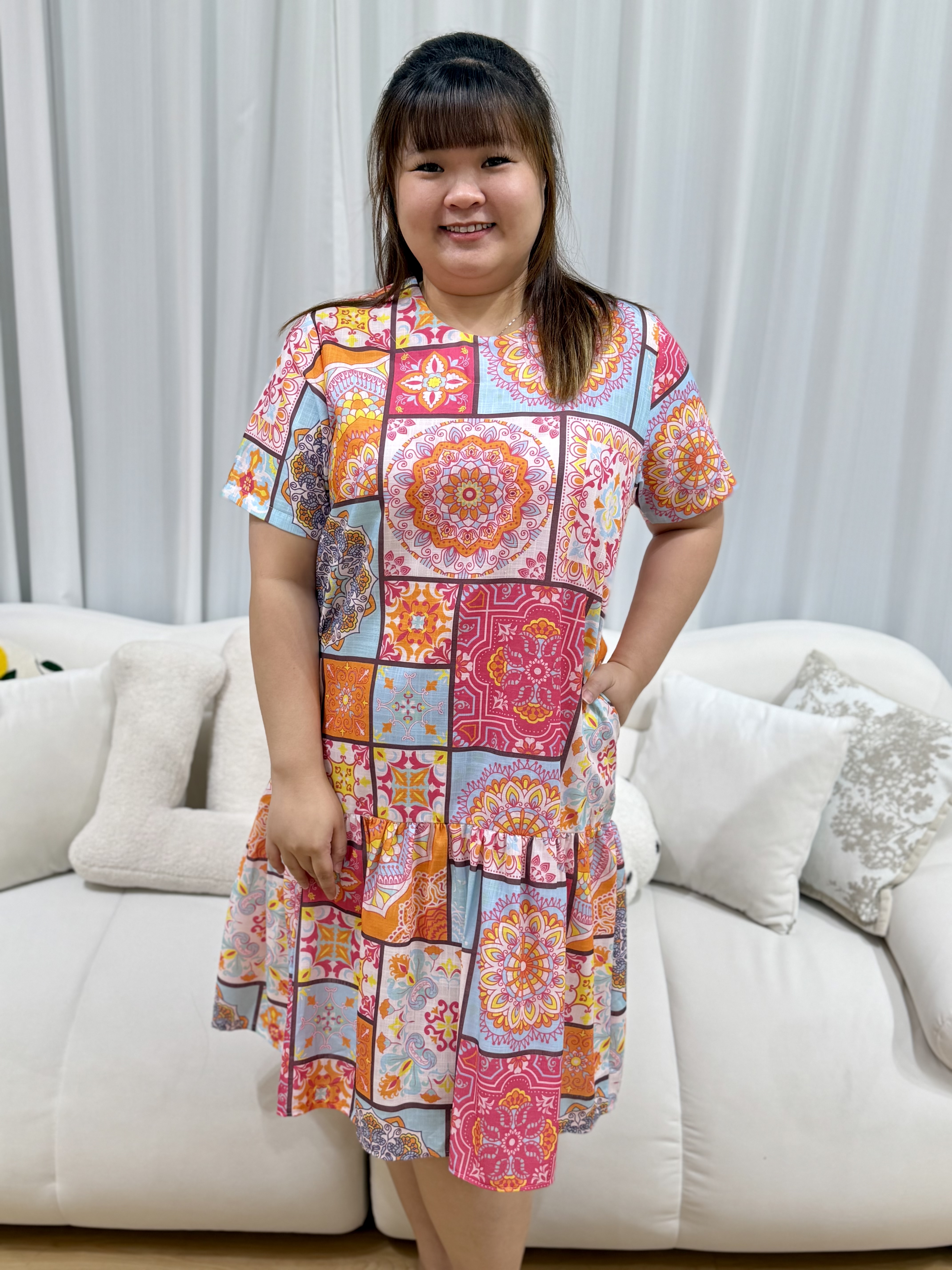 Madam Linen Dress | Plus Size Dress