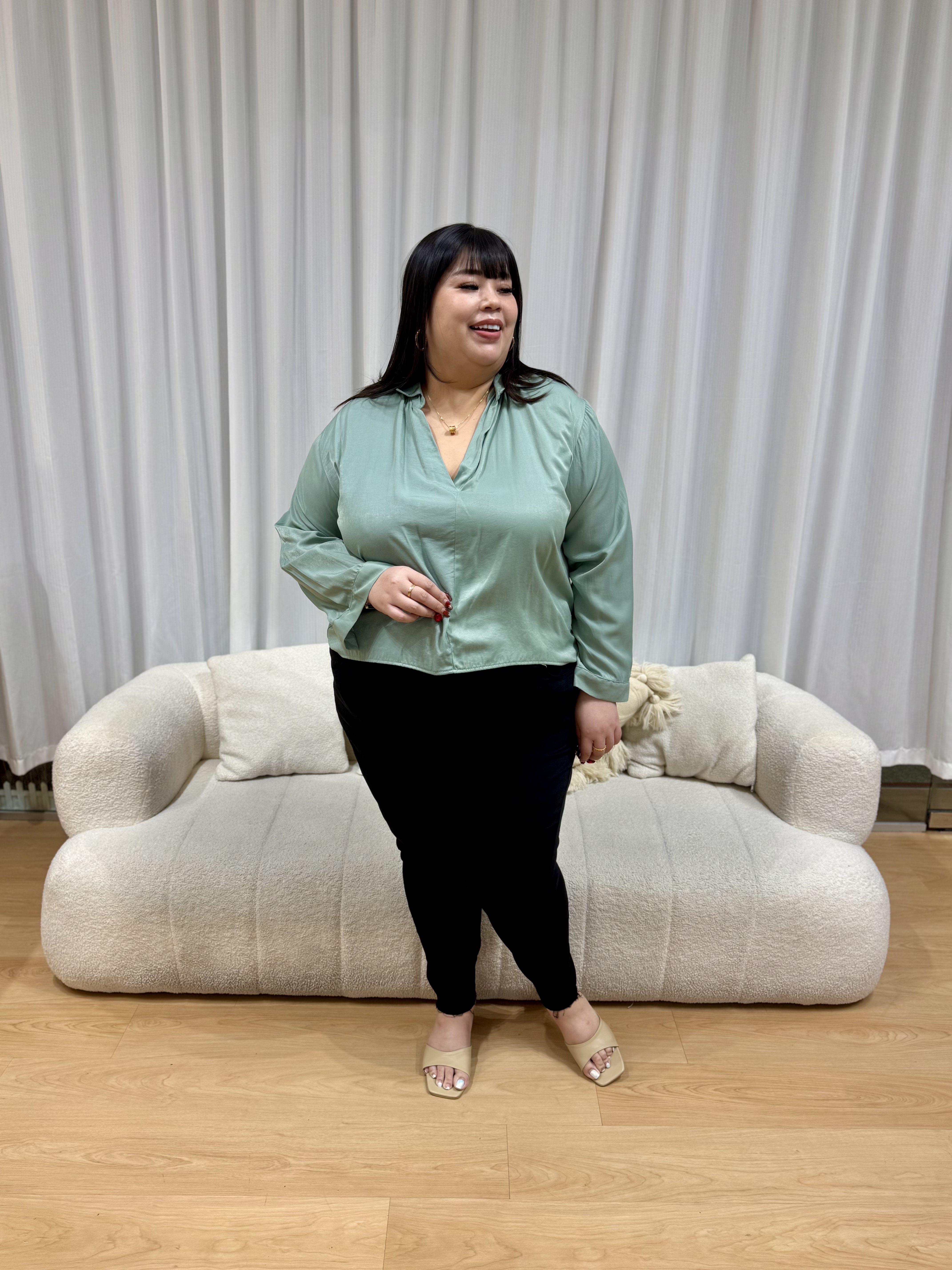 Boyfriend V Neck Shirt