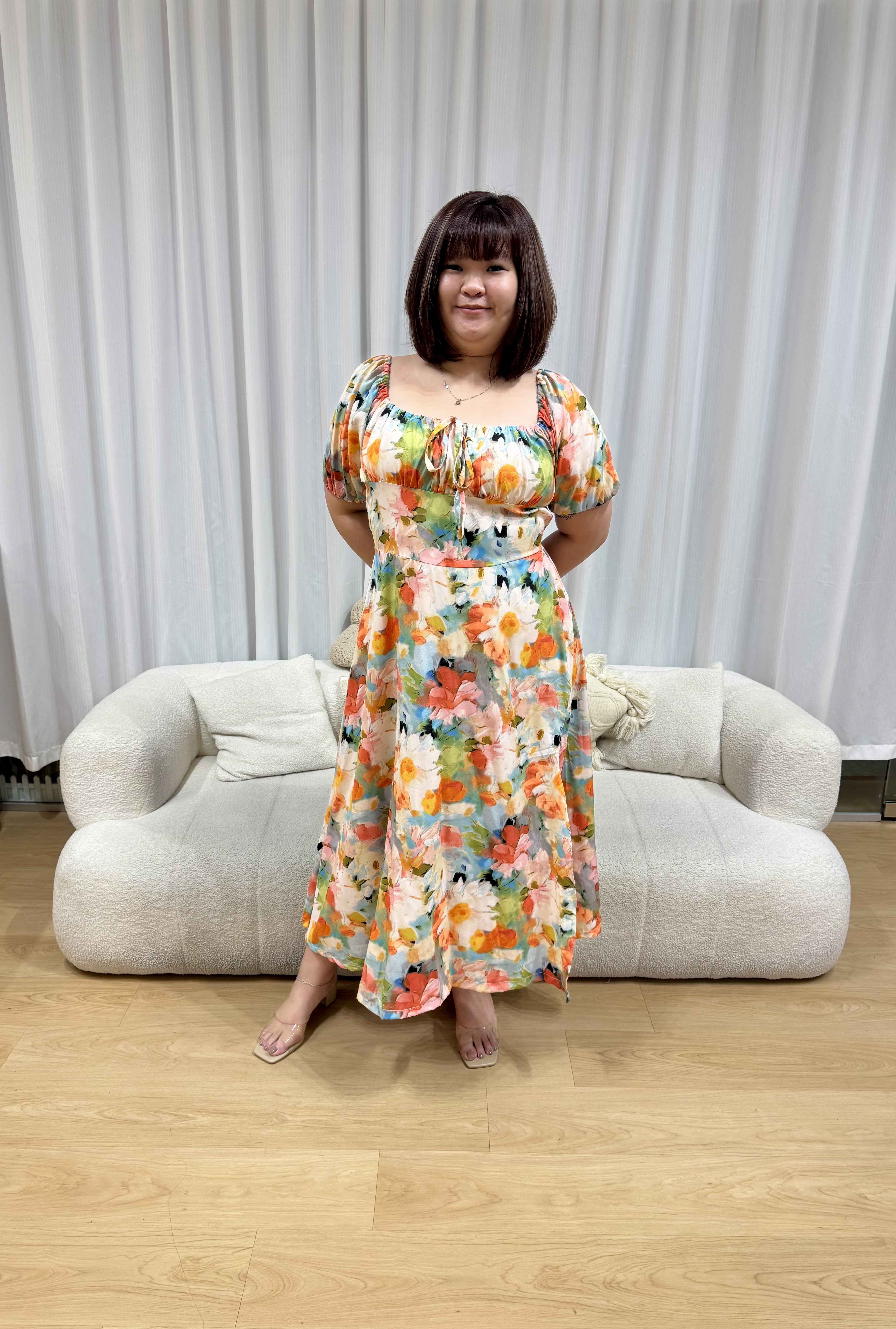 Talia Tasha Floral Dress | Plus Size Dress
