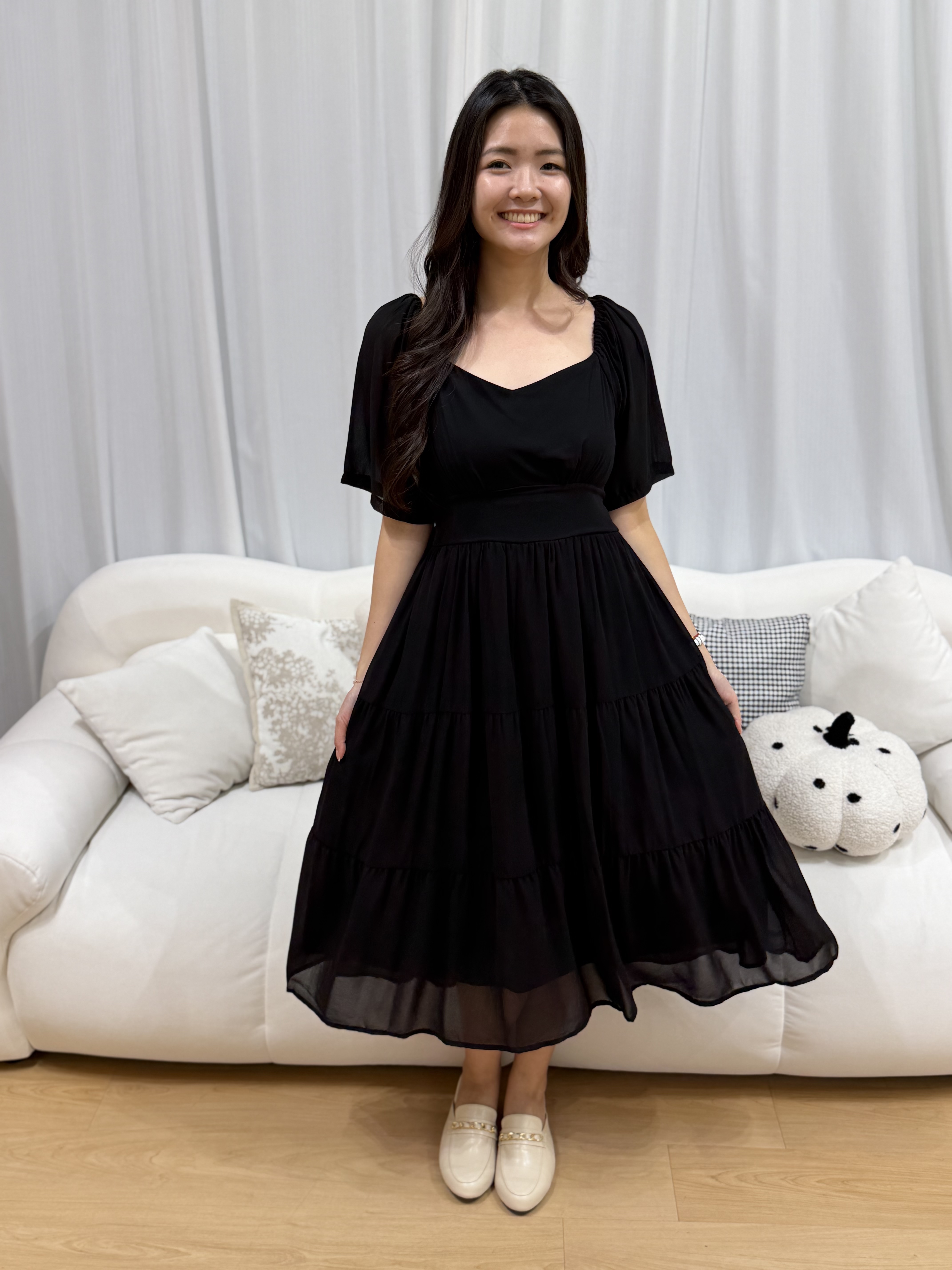 Love+ Riviera Chiffon Dainty Dress | Plus Size Dress