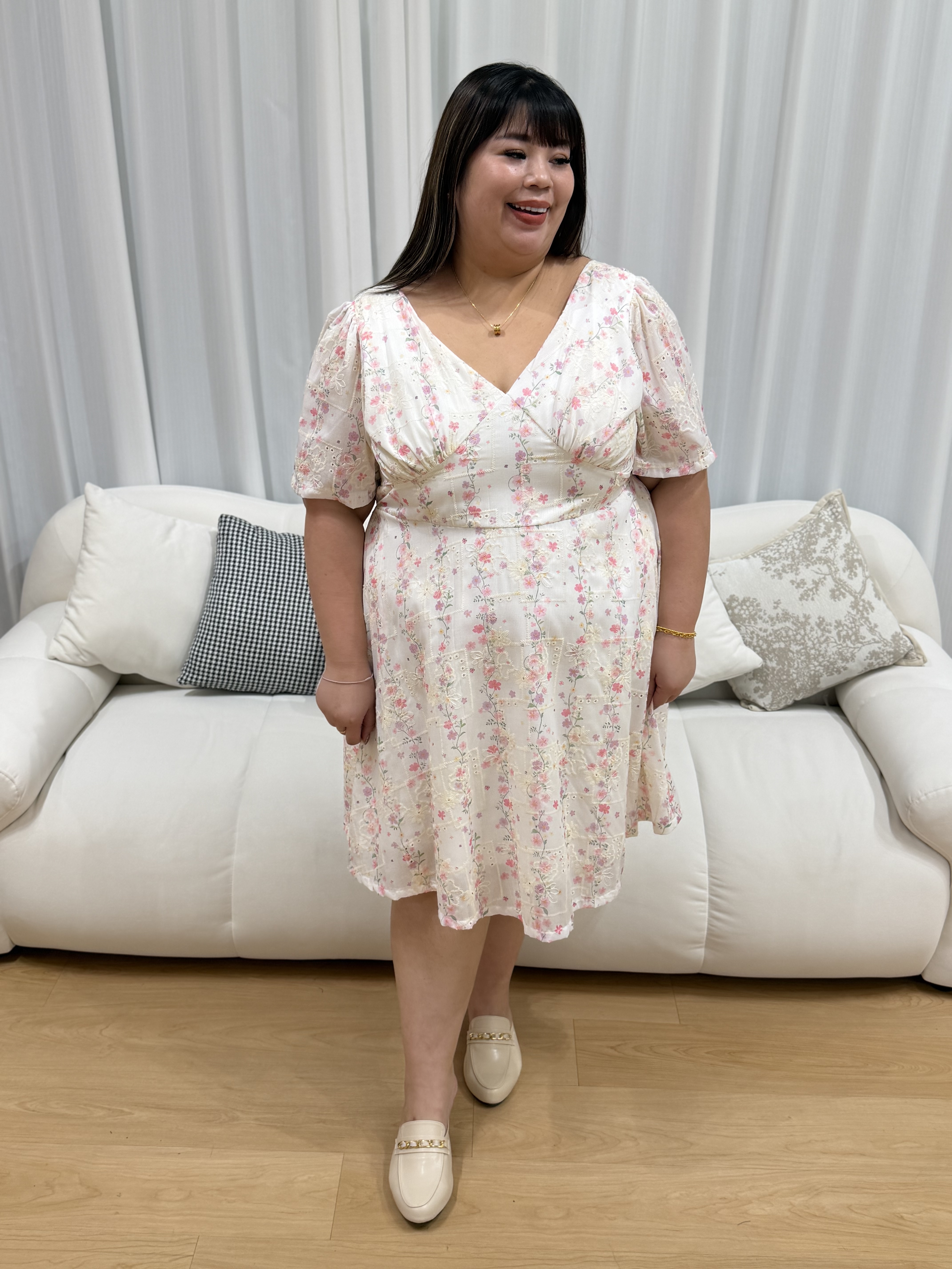Love+ Lulu Camellia Pink Lace Dress | Plus Size Dress