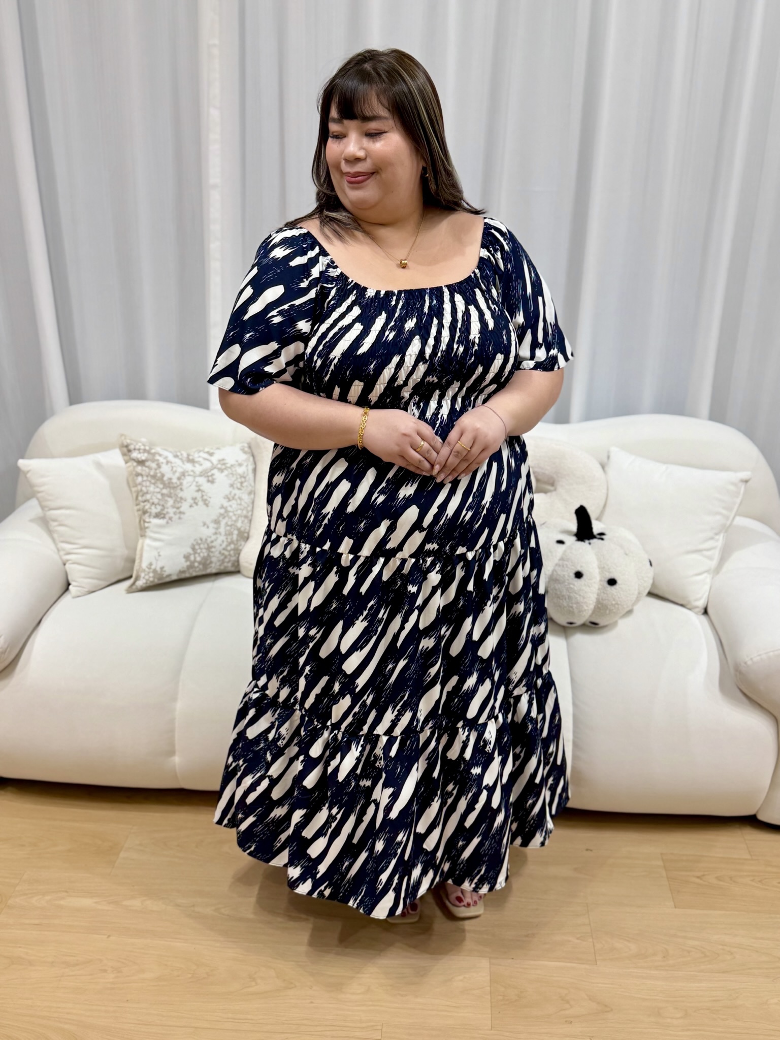 Joanna Smock Maxi Dress | Plus Size Maxi Dress