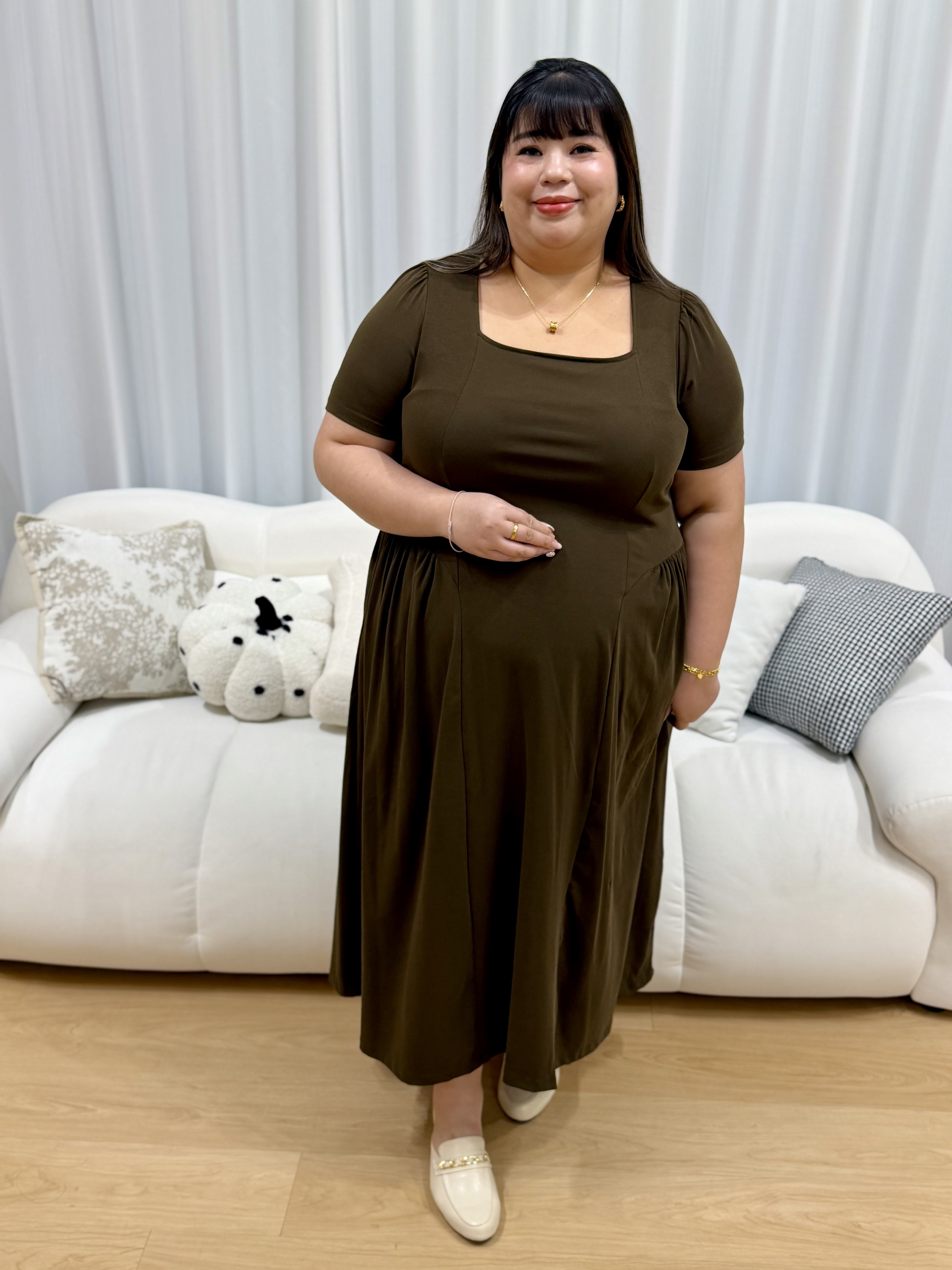 Love+ Welcia MAXI Flutter Premium Cotton Dress | Plus Size Dress