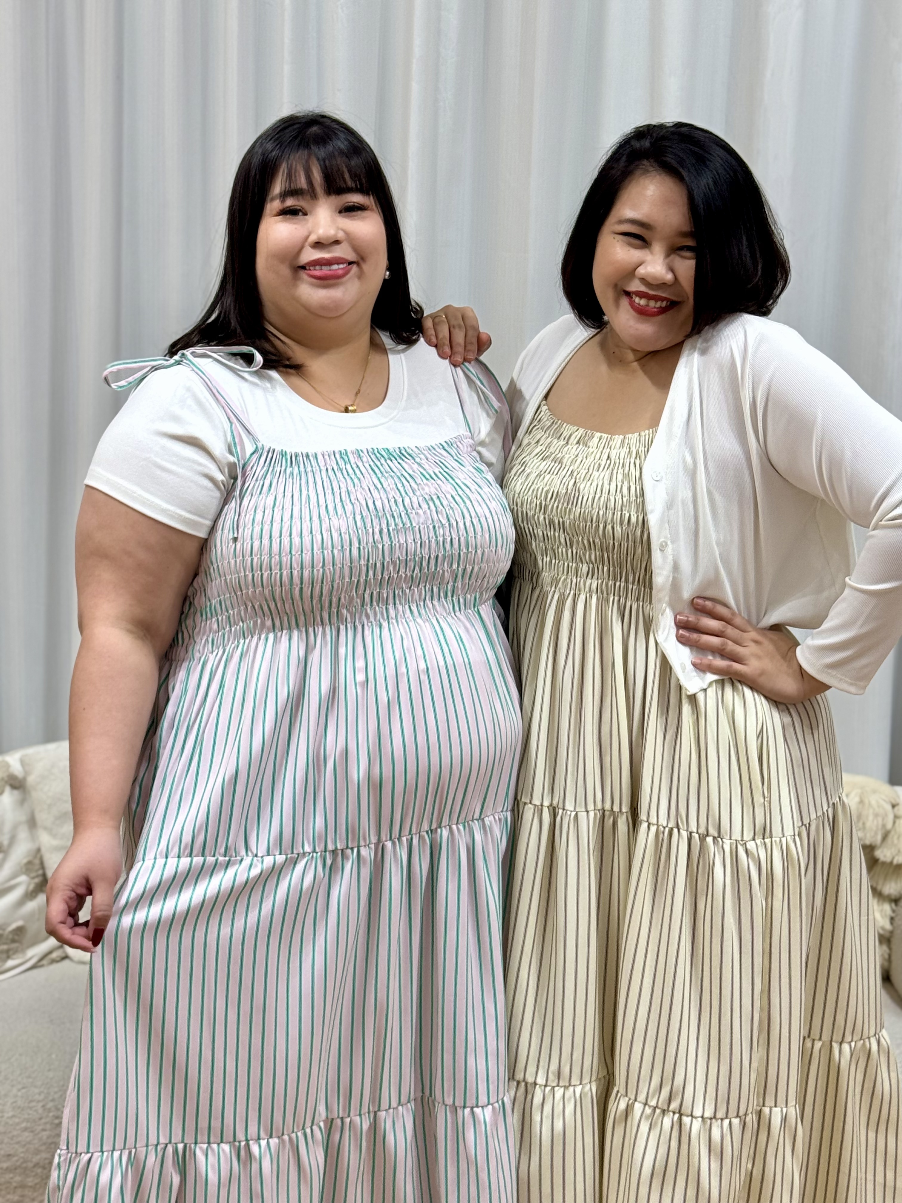 Chloe Strippy Maxi Dress | Plus Size Dress
