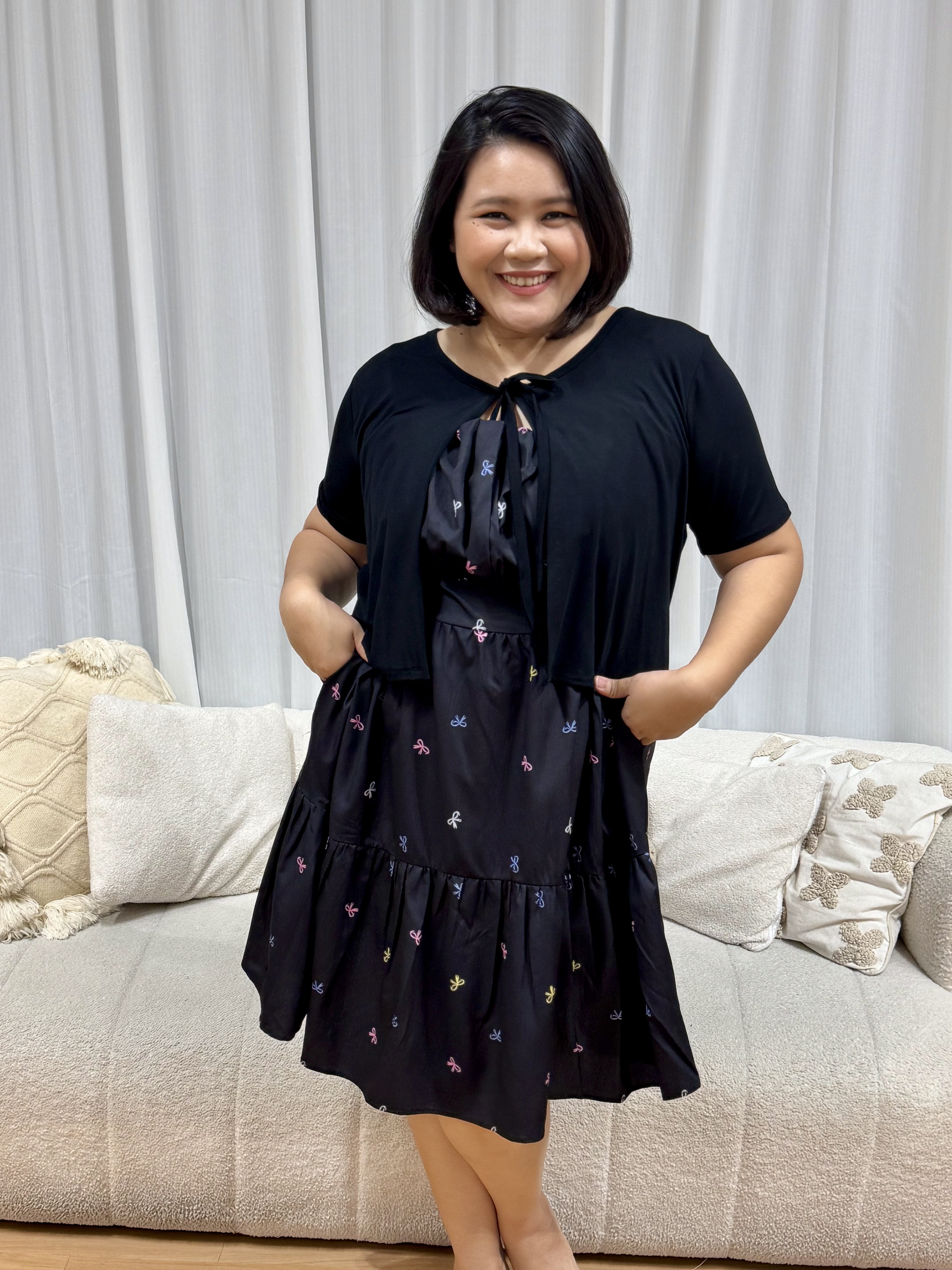 Love+Stella Ribbon Rayon Cardigan | Plus Size Cardigan