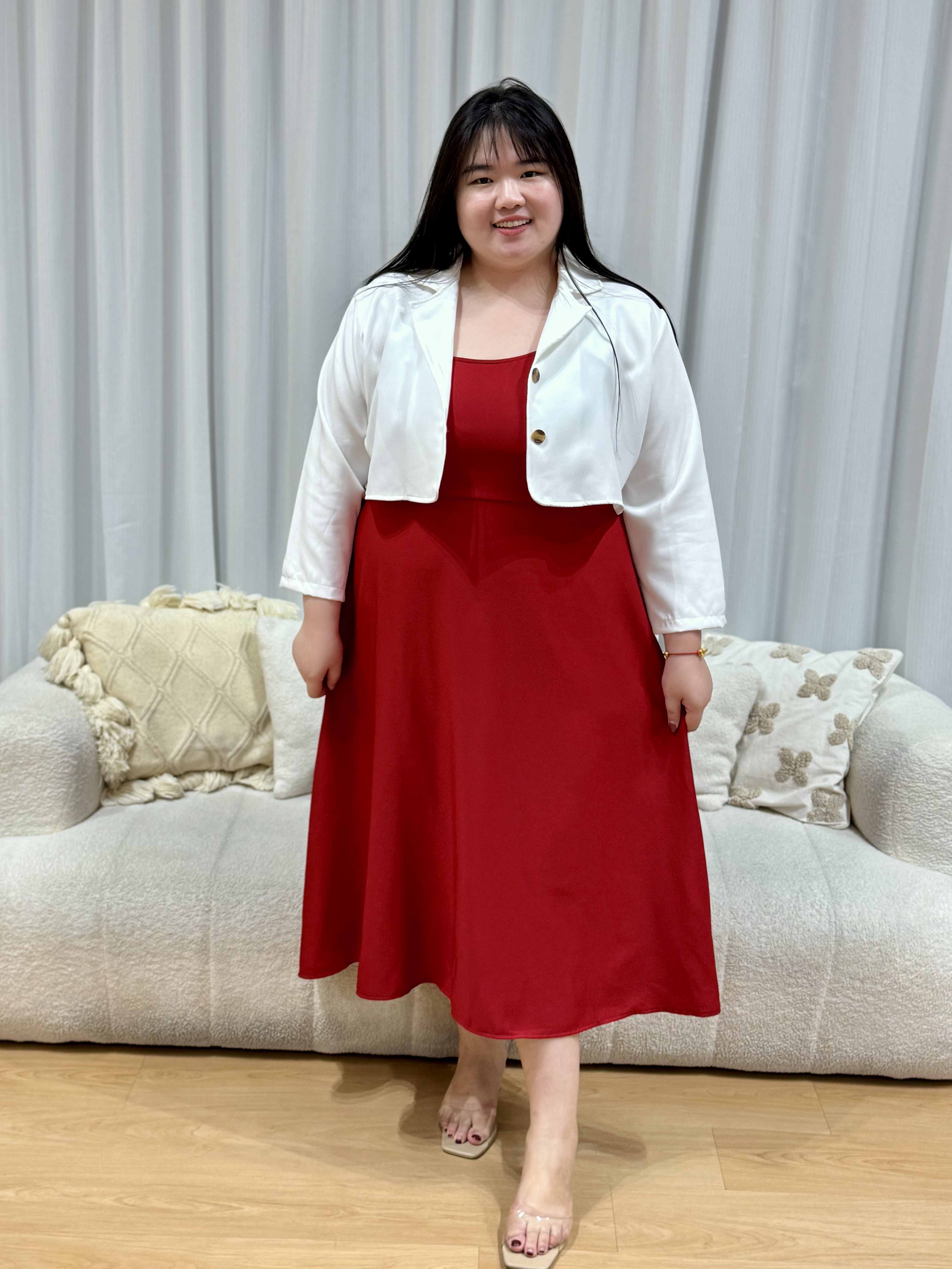 SET Red Genesis Spaggy Maxi Dress | Plus Size Dress
