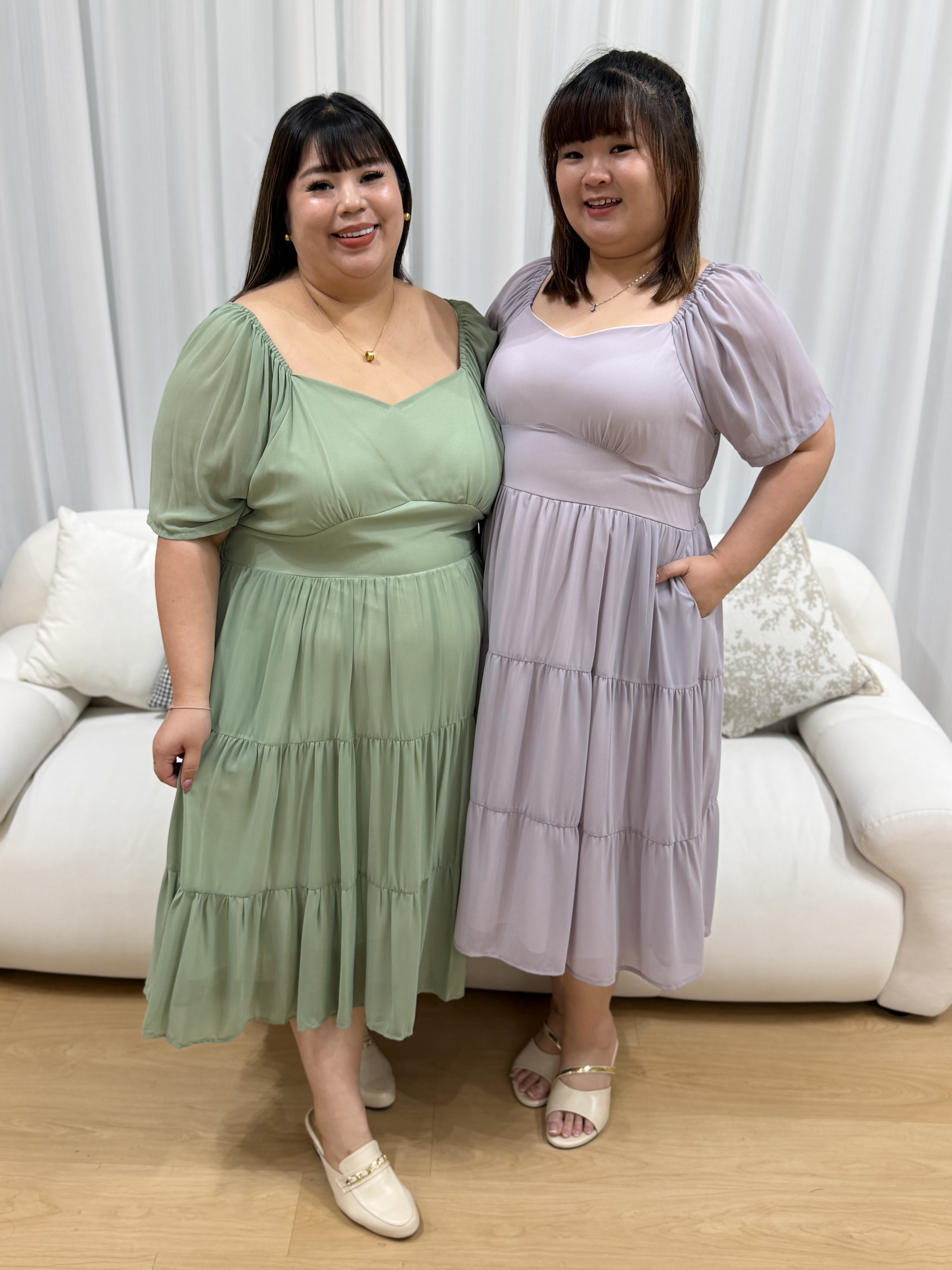 Love+ Riviera Chiffon Dainty Dress | Plus Size Dress