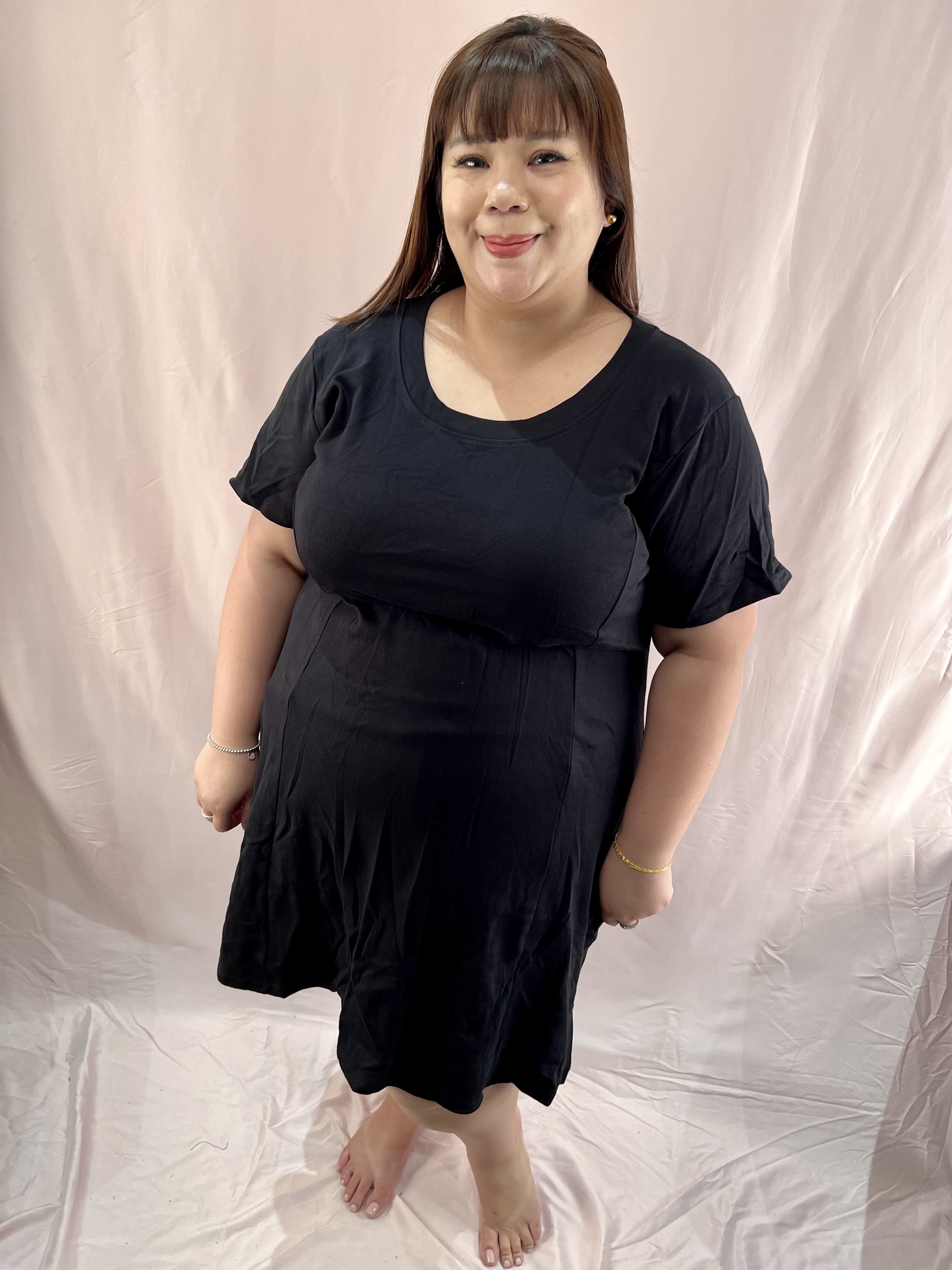 Simplulu Shift Cotton Dress | Plus Size Dress