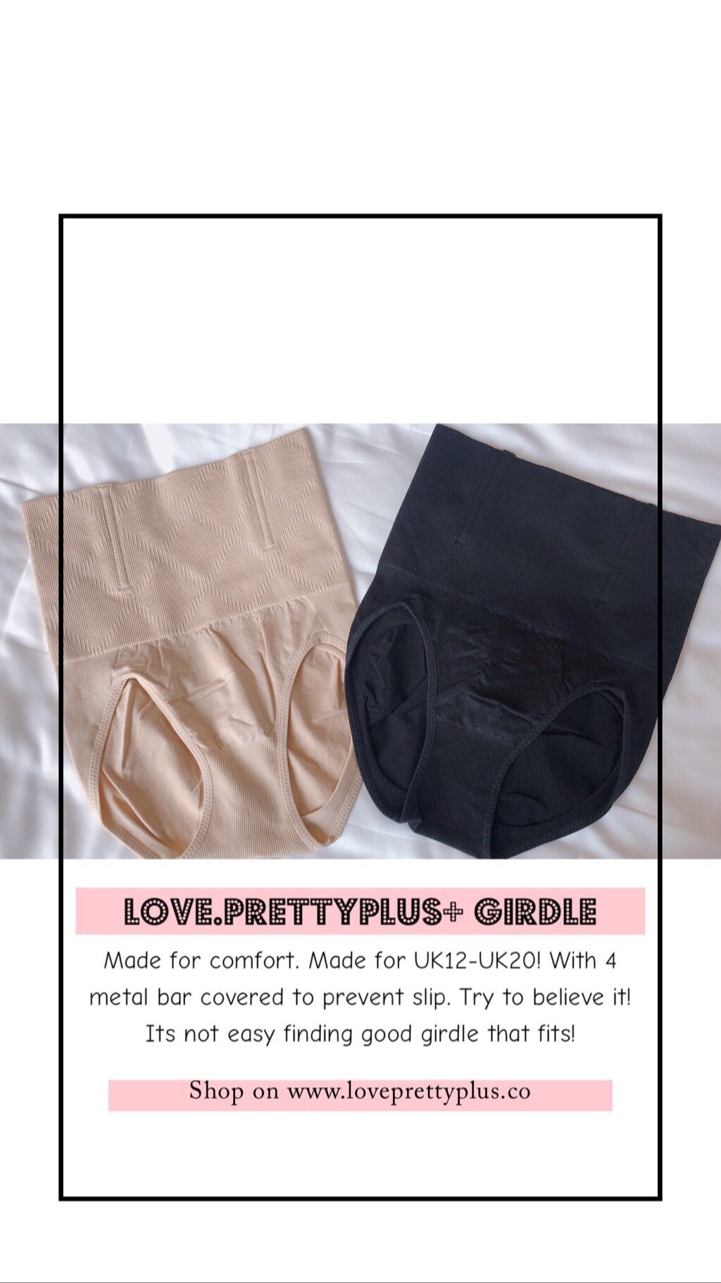 High Waist Girdle Plus Size Shaper