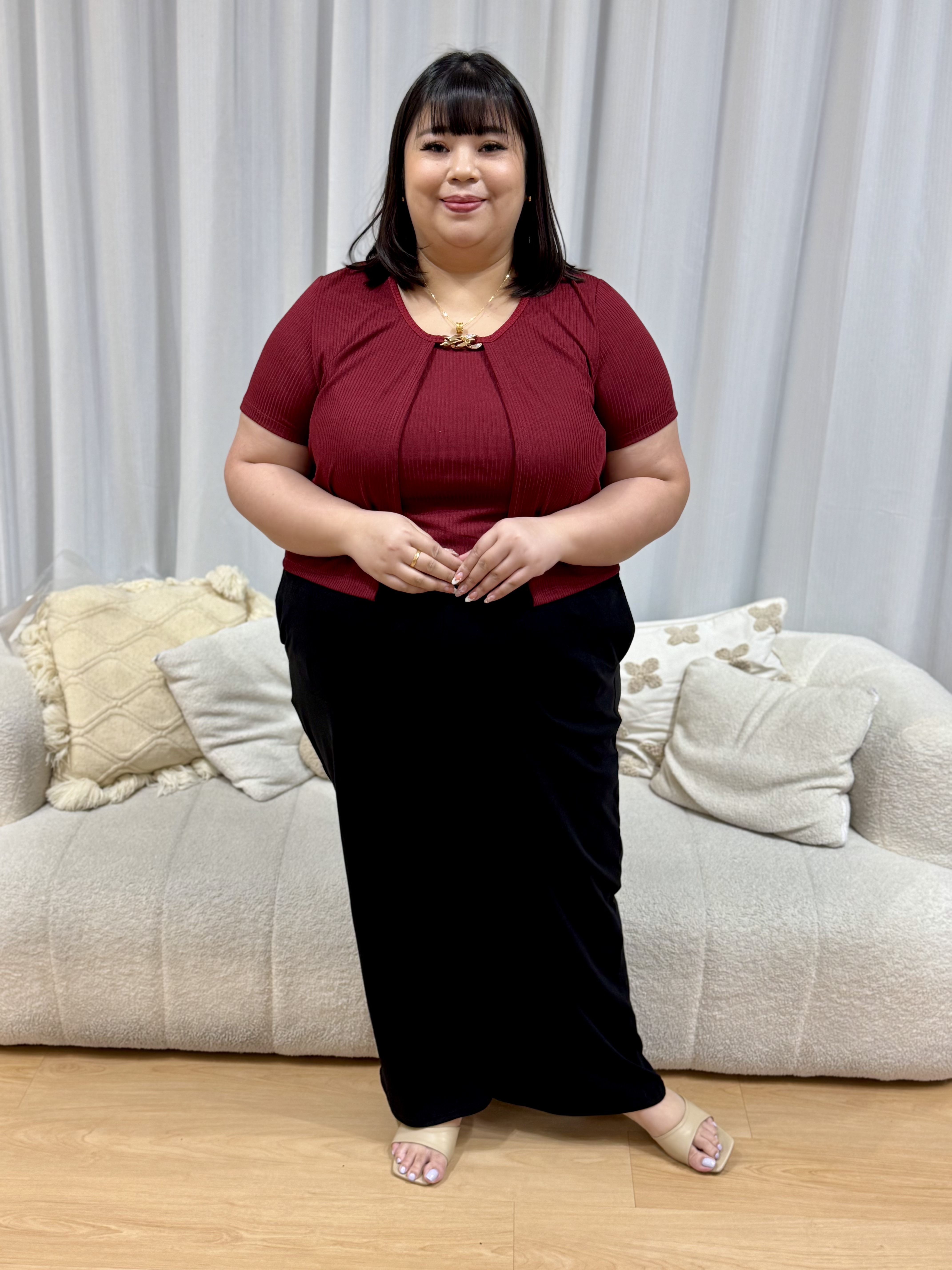 Jinno Gold Chain Top | Plus Size Top