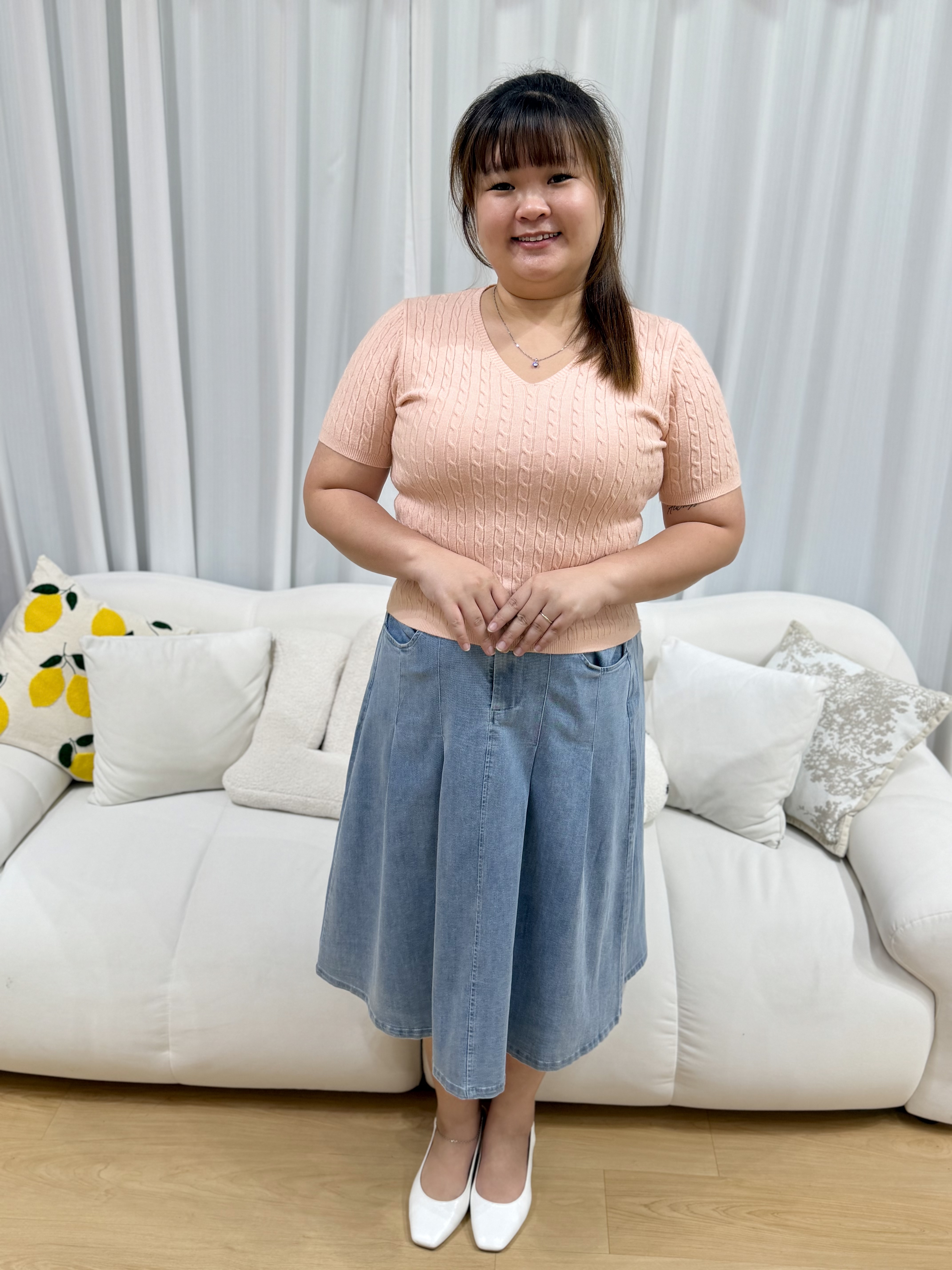 Mochi Tomi Soft Knit Top | Plus Size Top