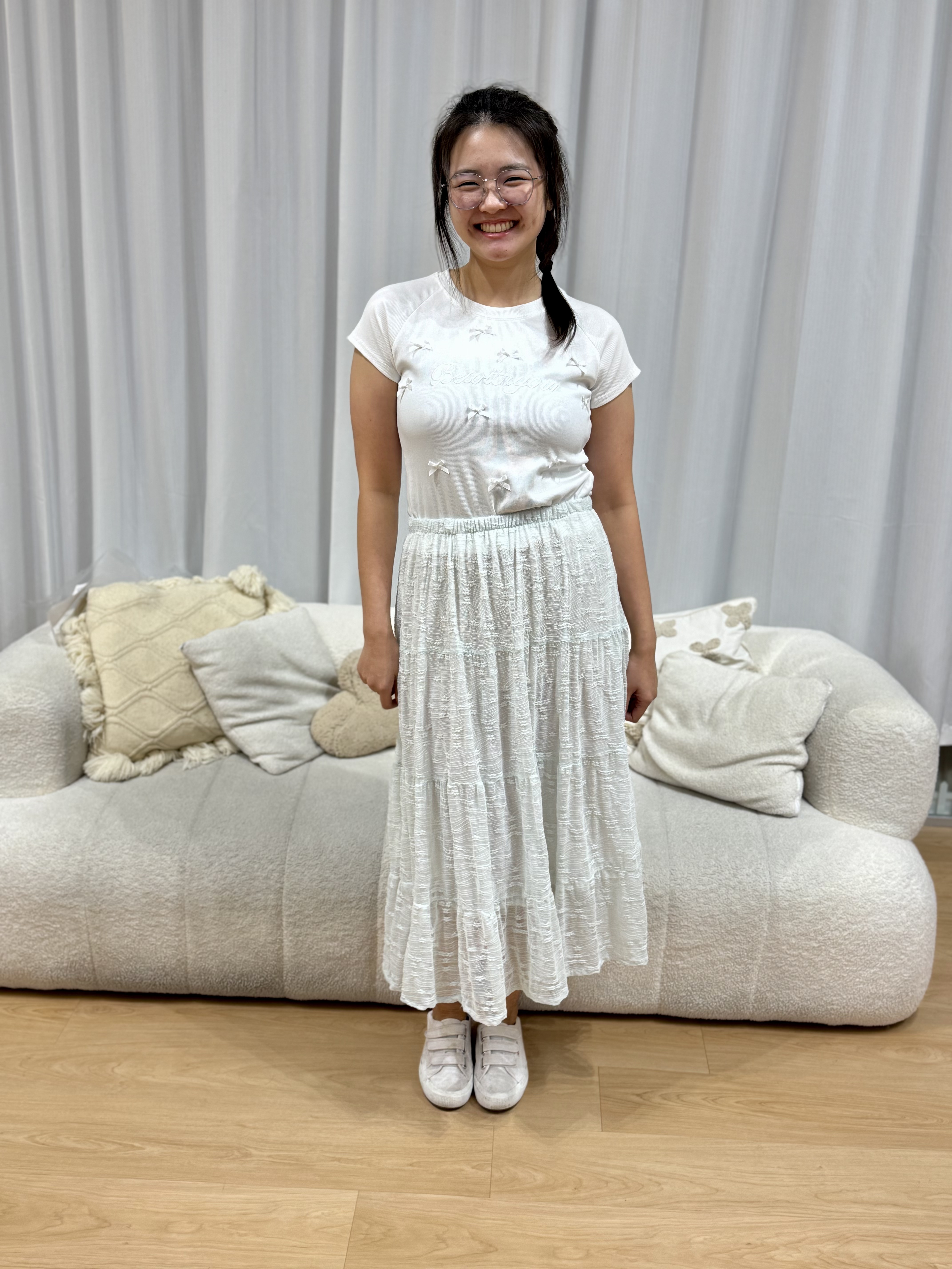 Andrea Baby Lace Skirt | Plus Size Skirt