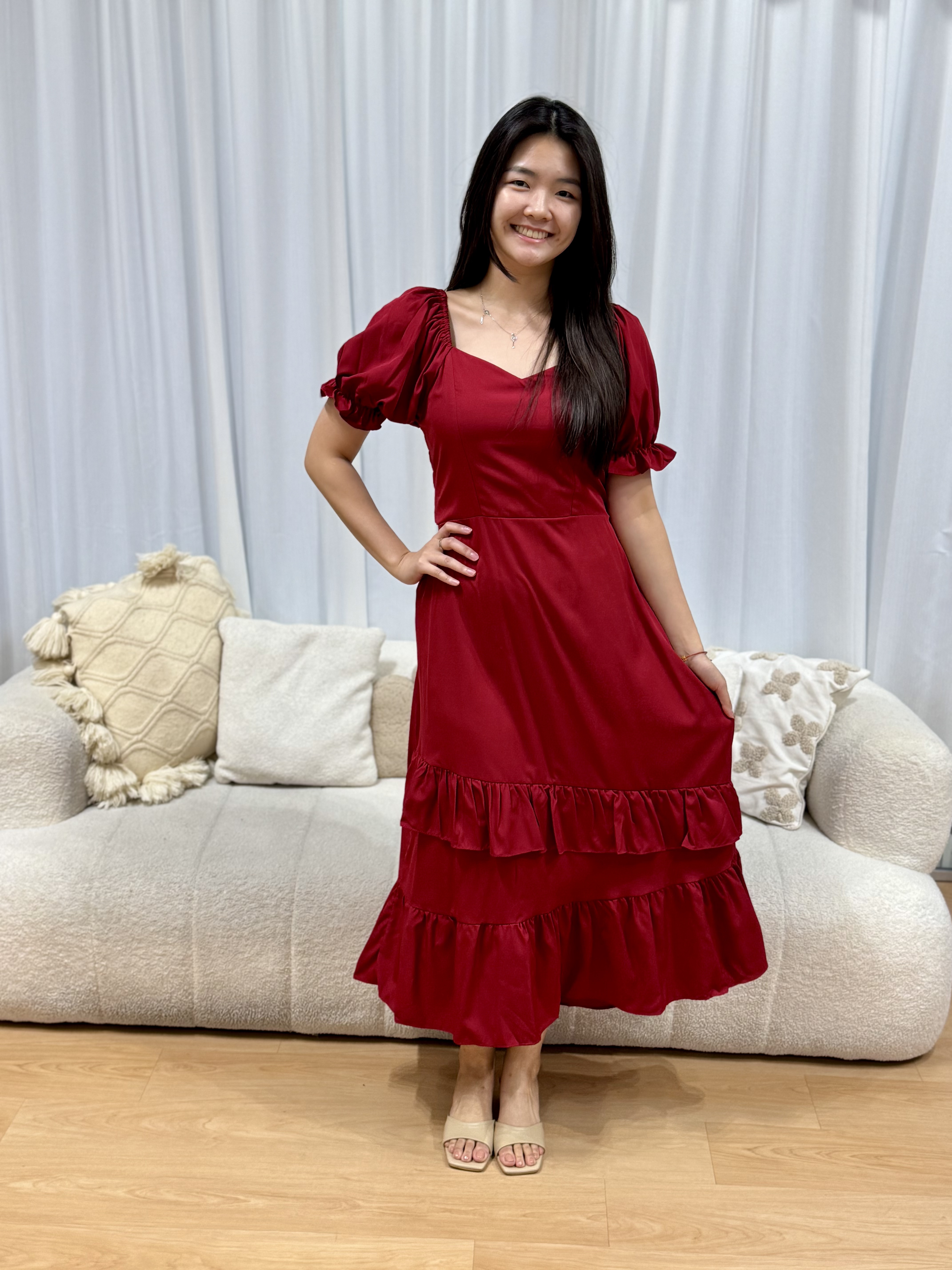 [New]Love+ Kelsia Solid Maxi Dress