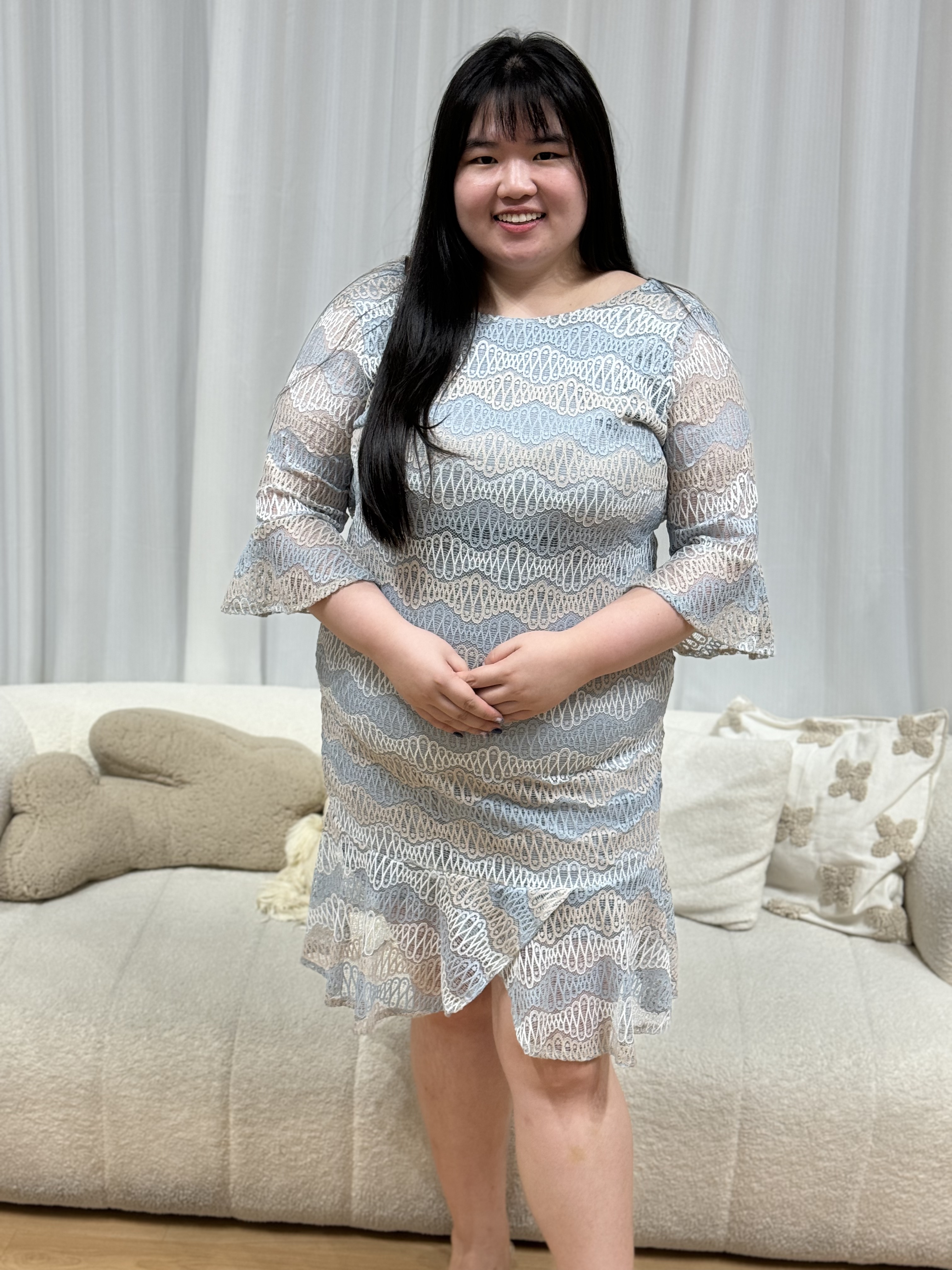 Daphne Lace Premium Dress | Plus Size Dress
