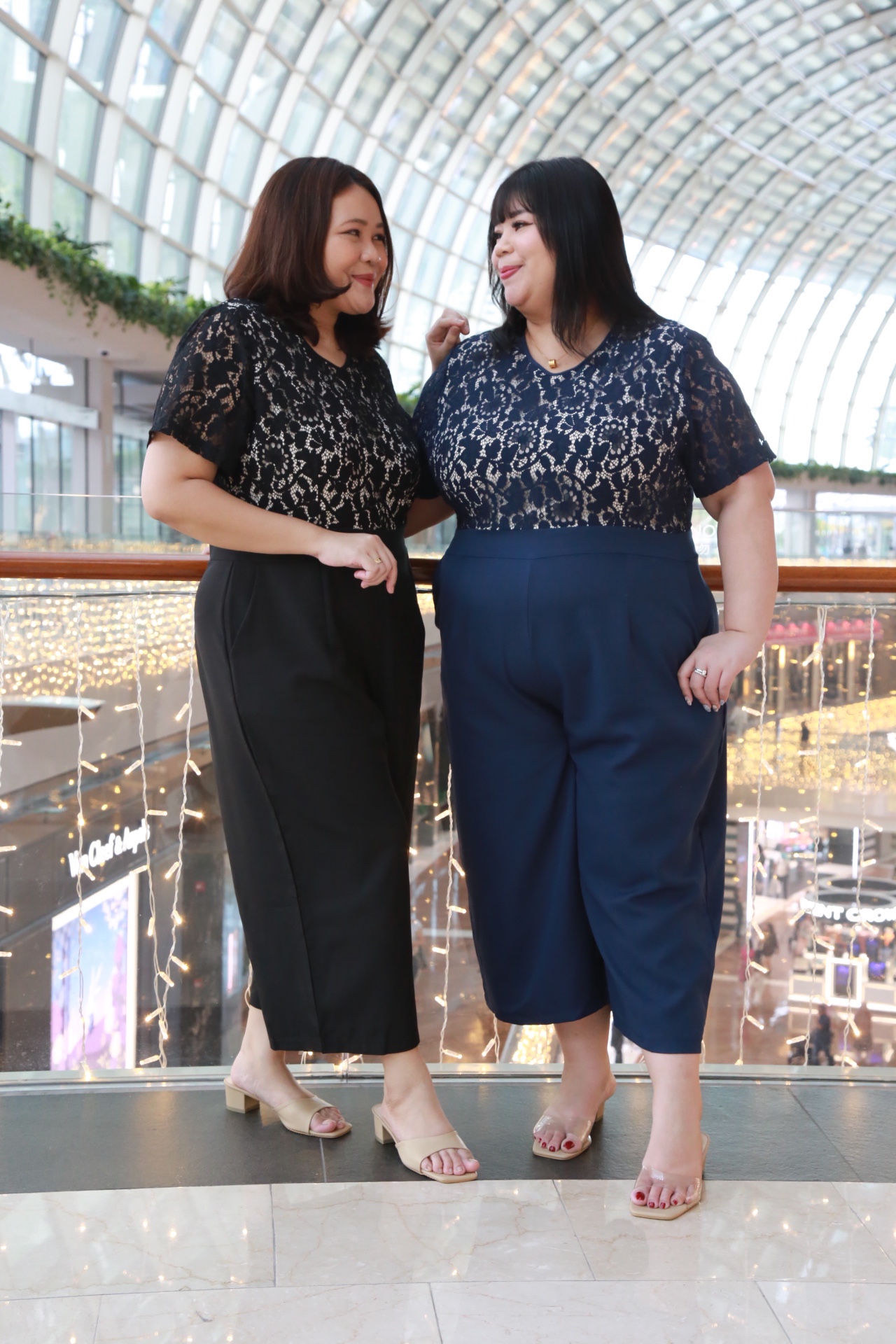 Love+ Eli Nova Premium Lace Black Jumpsuit | Plus Size Jumpsuit