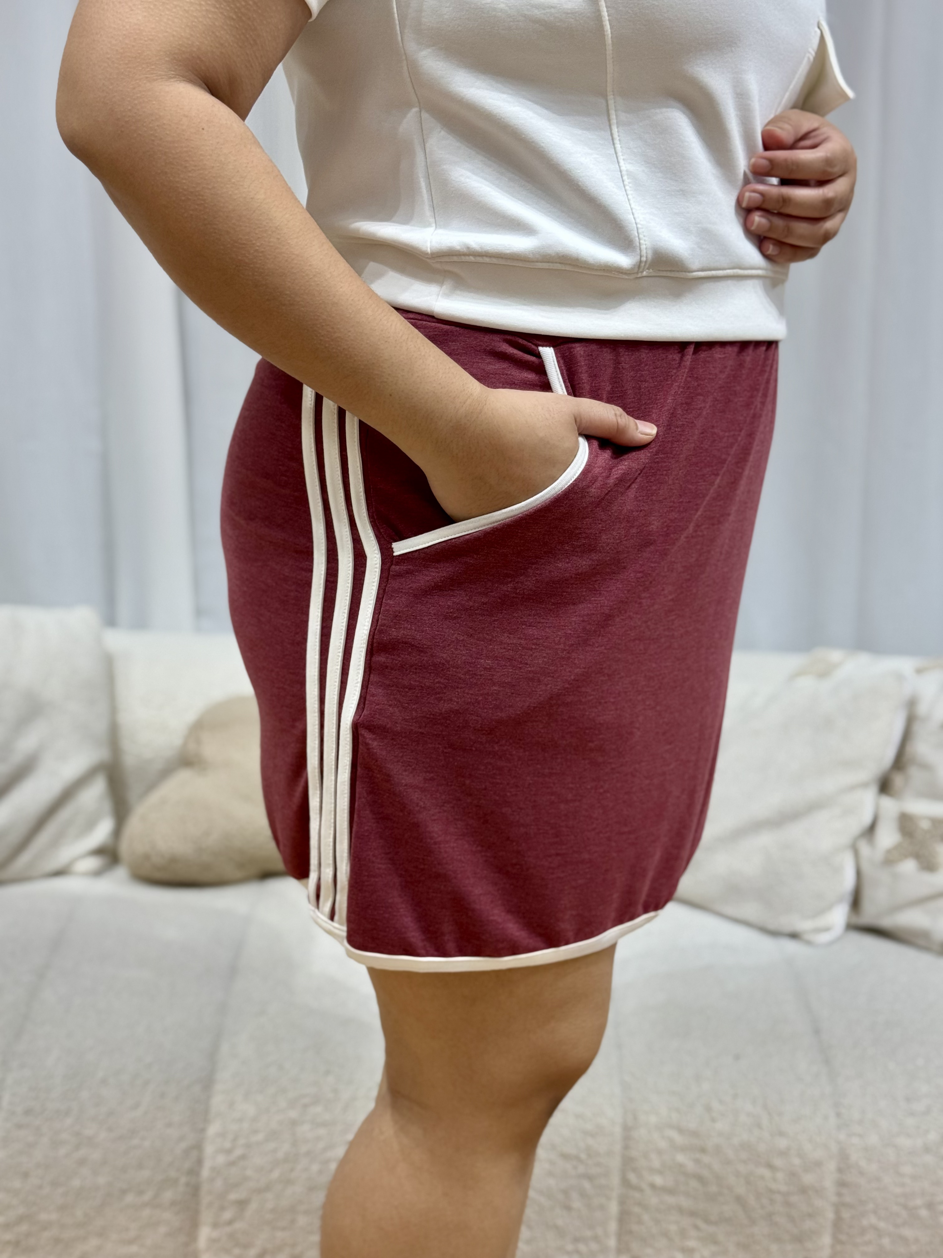 Love+ Carter Tennis Rayon Skorts | Plus Size Shorts