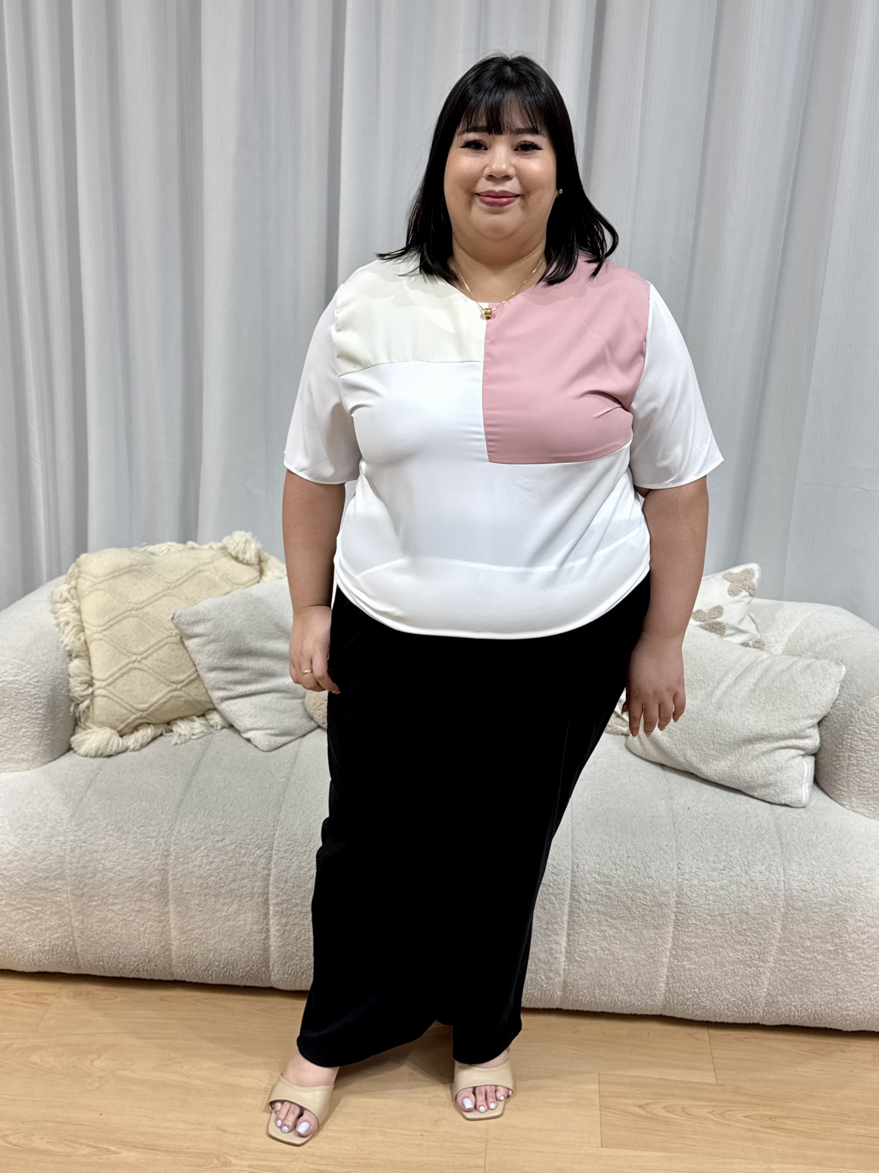 Trixi Tri Tone Top | Plus Size Top