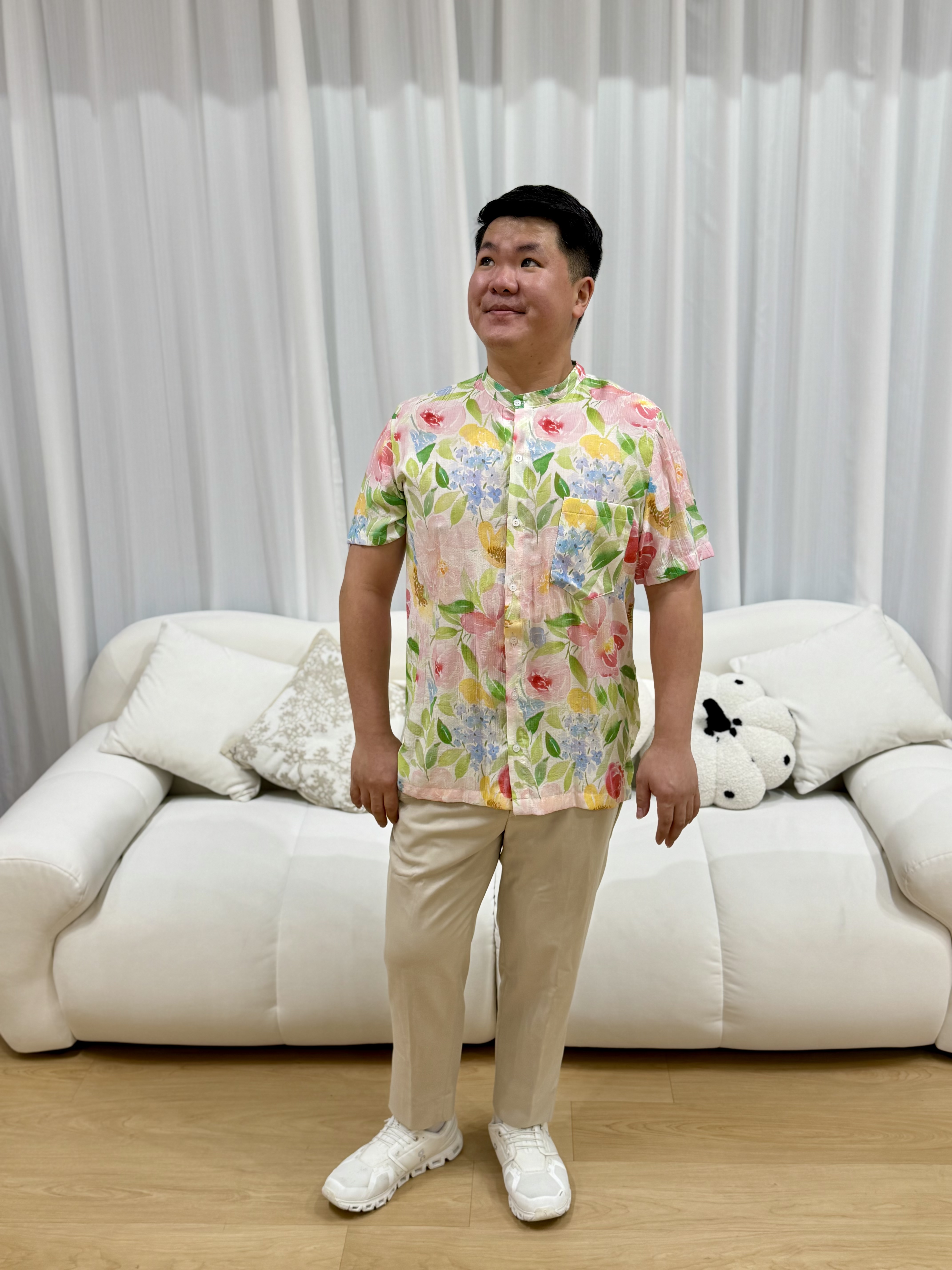 Love+ Eureabella Spring Bloom Men Shirt | Plus Size Shirt