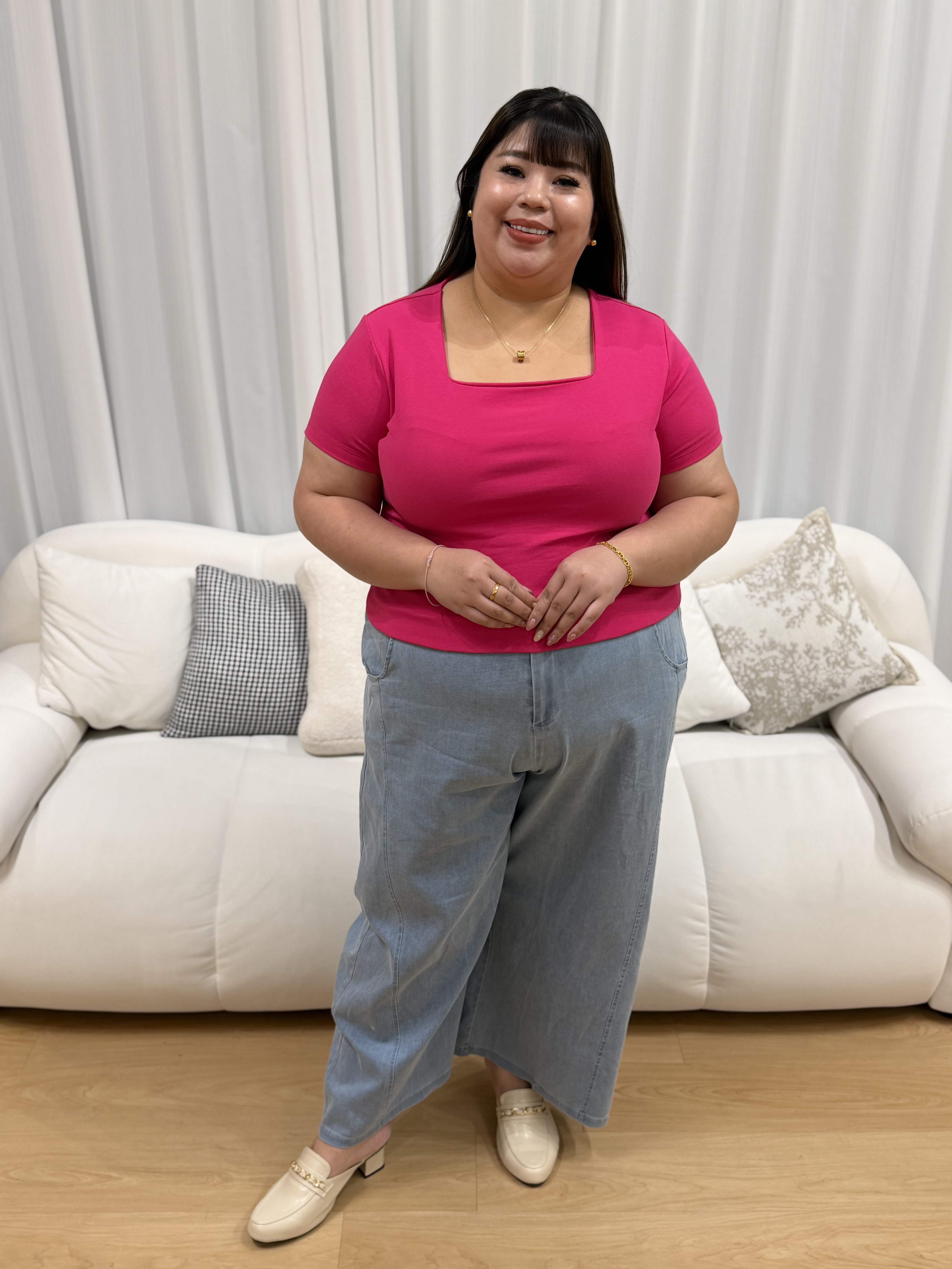 Love+ Kyra Premium Cotton Boxy Top | Plus Size Top