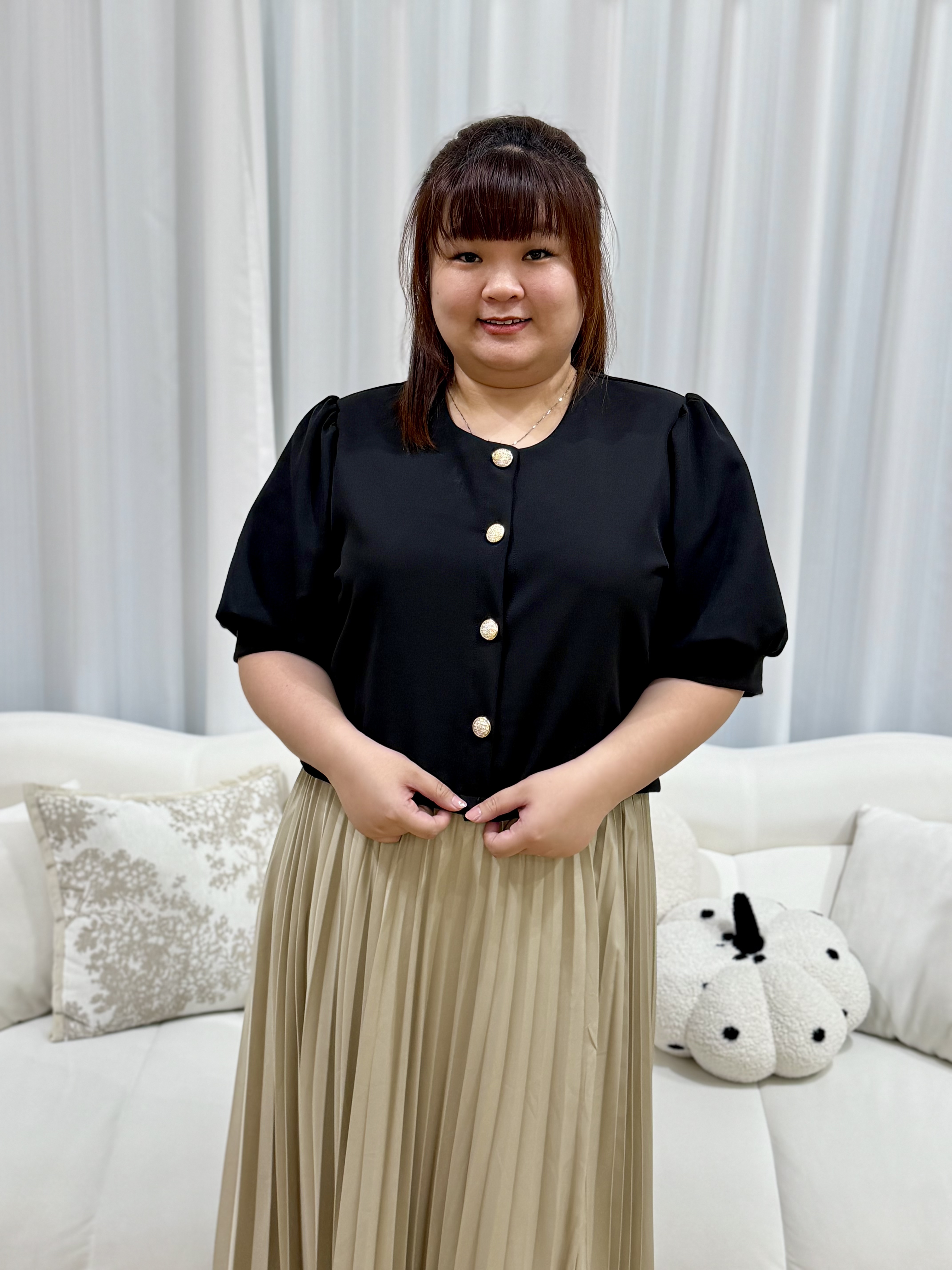 Kuno Gold Top | Plus Size Top