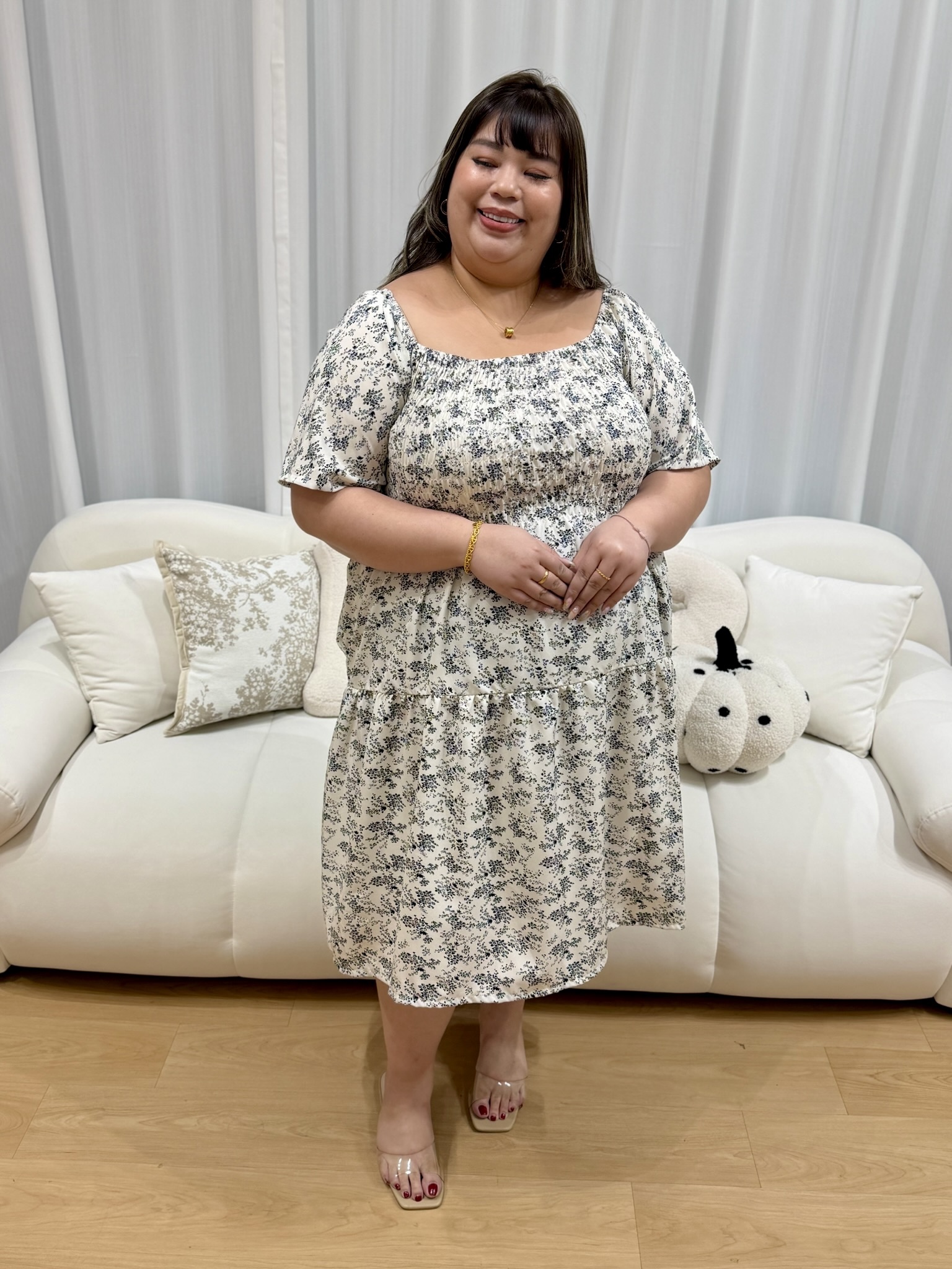 Jovinne Short Smock Dress | Plus Size Dresss
