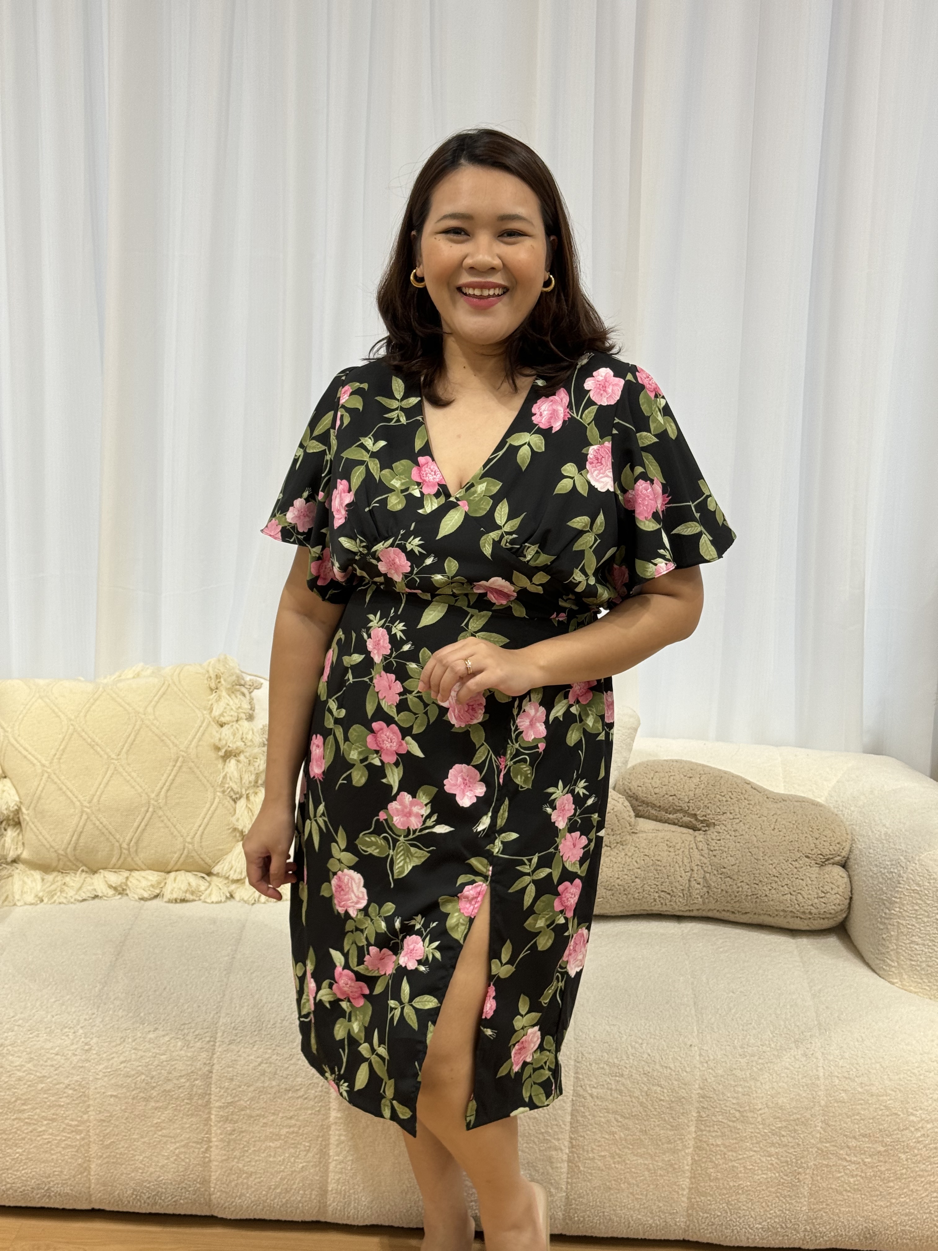 Gilly Floral Bustier Dress | Plus Size Dress 