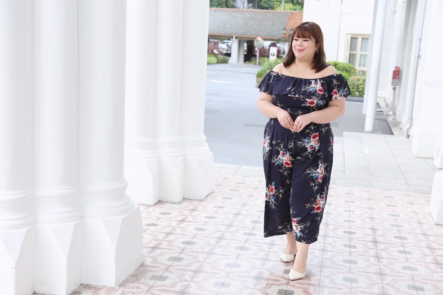 Love+ Michiyo Ruffle Jumpsui |Plus Size Jumpsuit