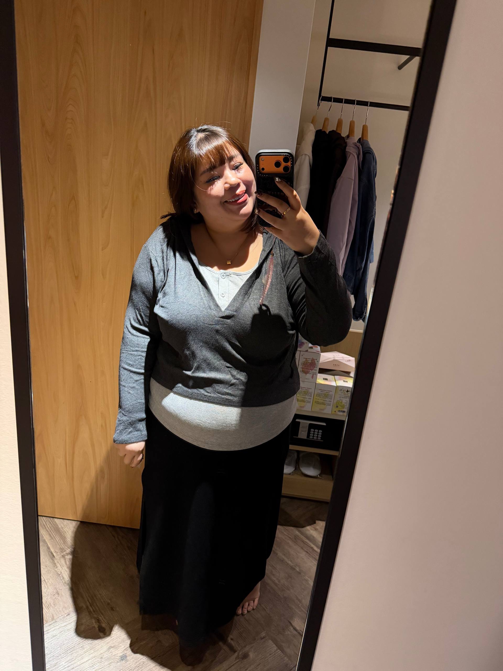 Elly Hoodie Top (Fake 2pcs) | Plus Size Top