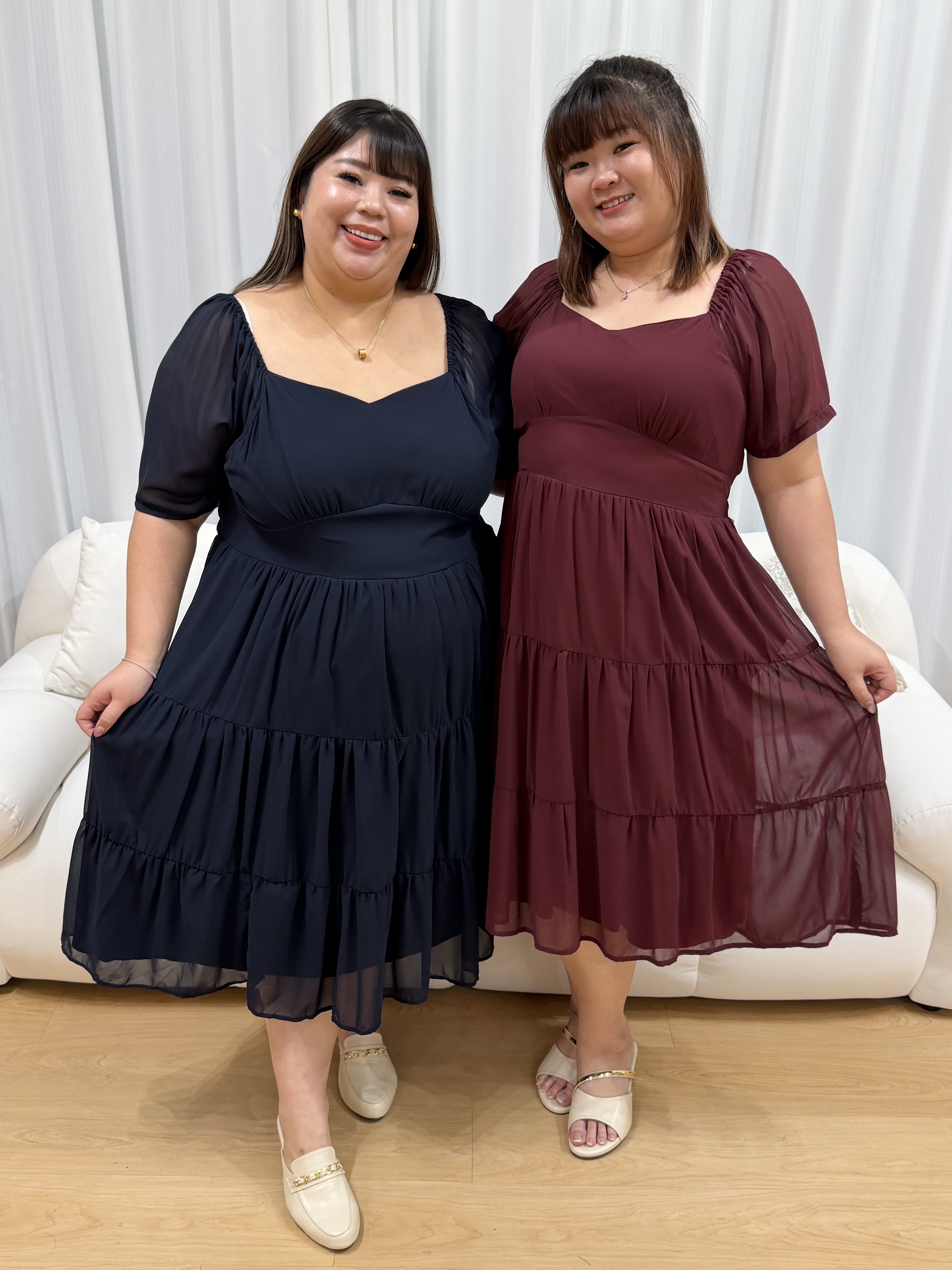 Love+ Riviera Chiffon Dainty Dress | Plus Size Dress