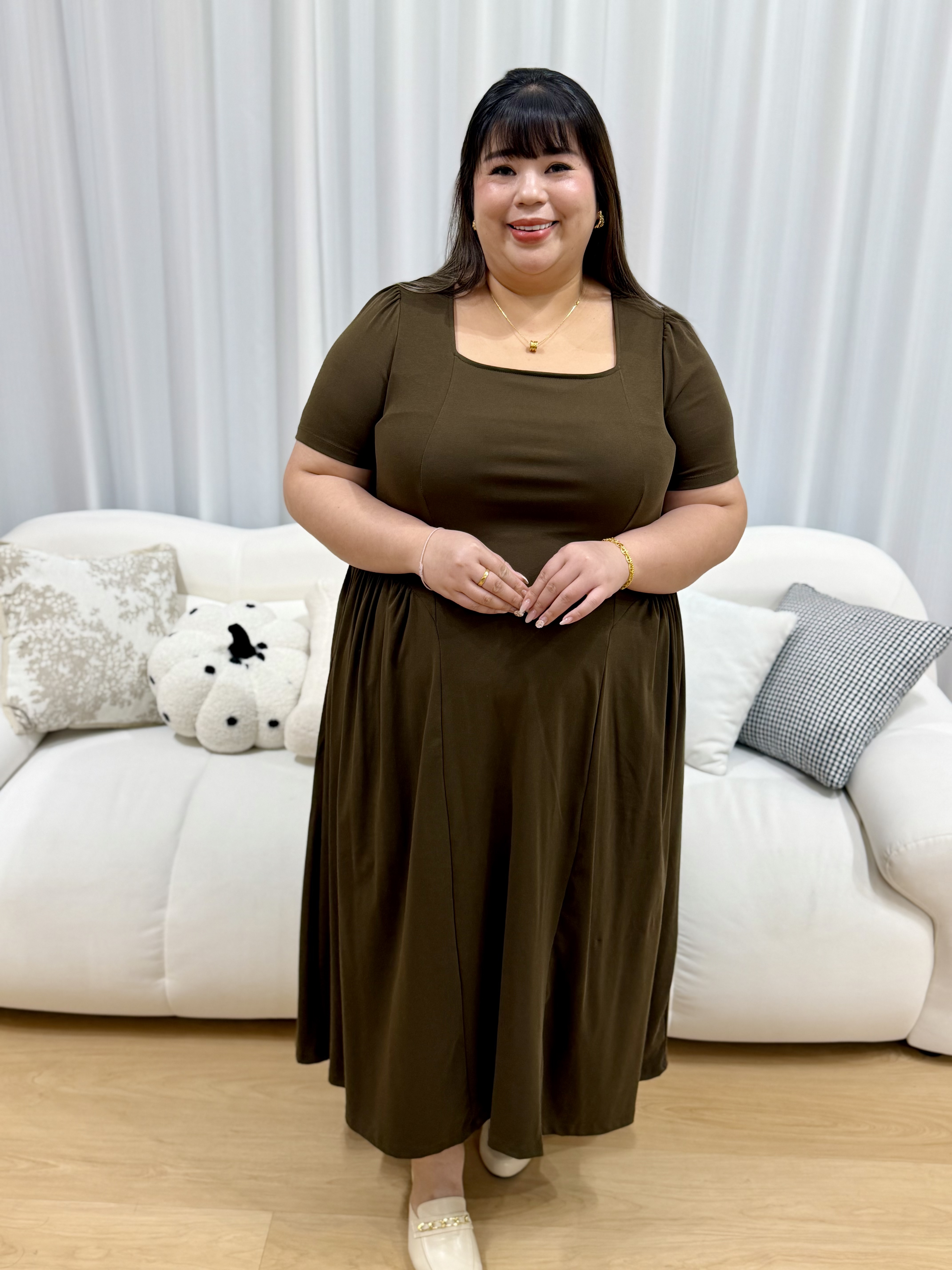 Love+ Welcia MAXI Flutter Premium Cotton Dress | Plus Size Dress