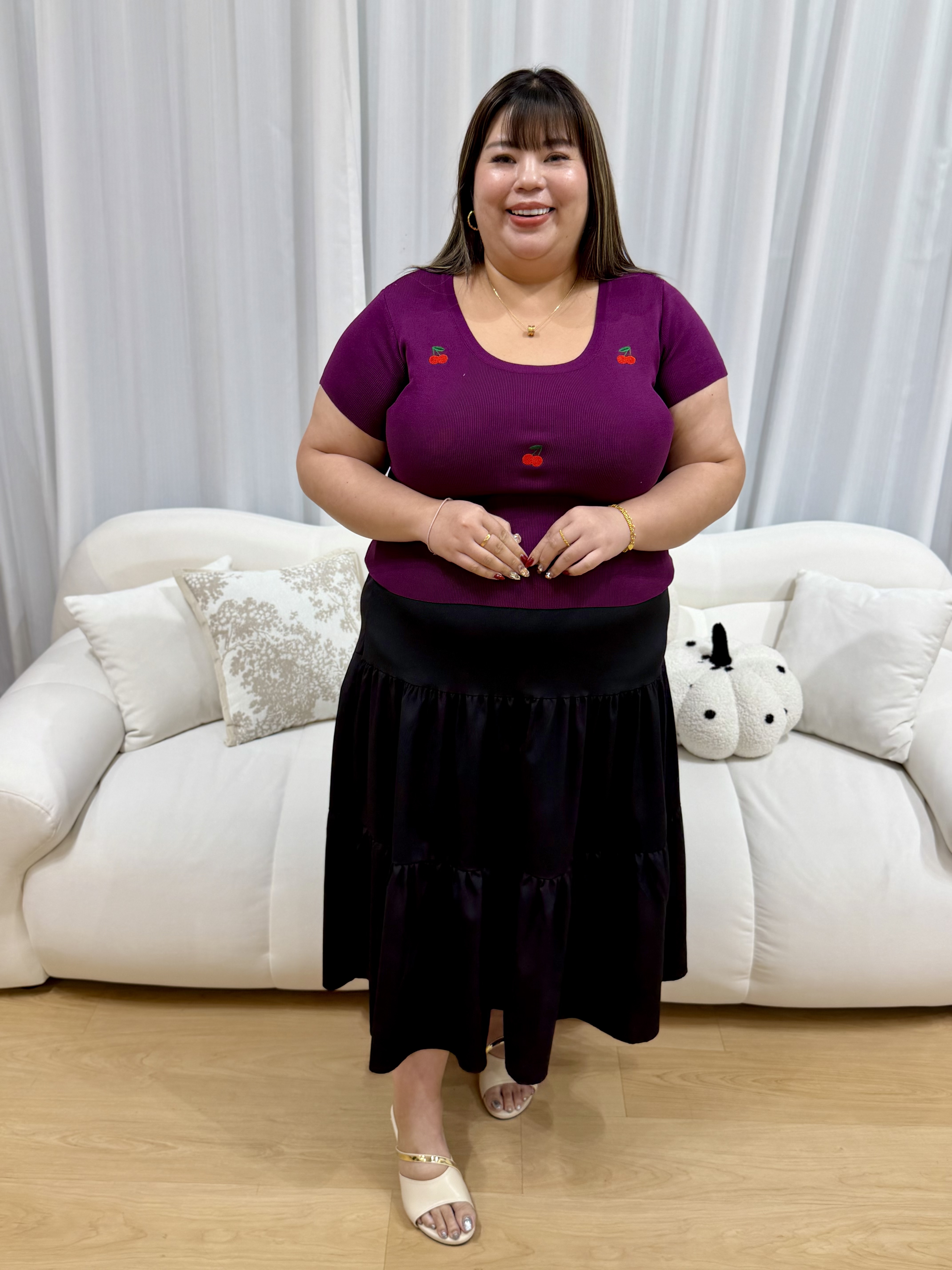 Trinity Tier Skirt | Plus Size Skirt