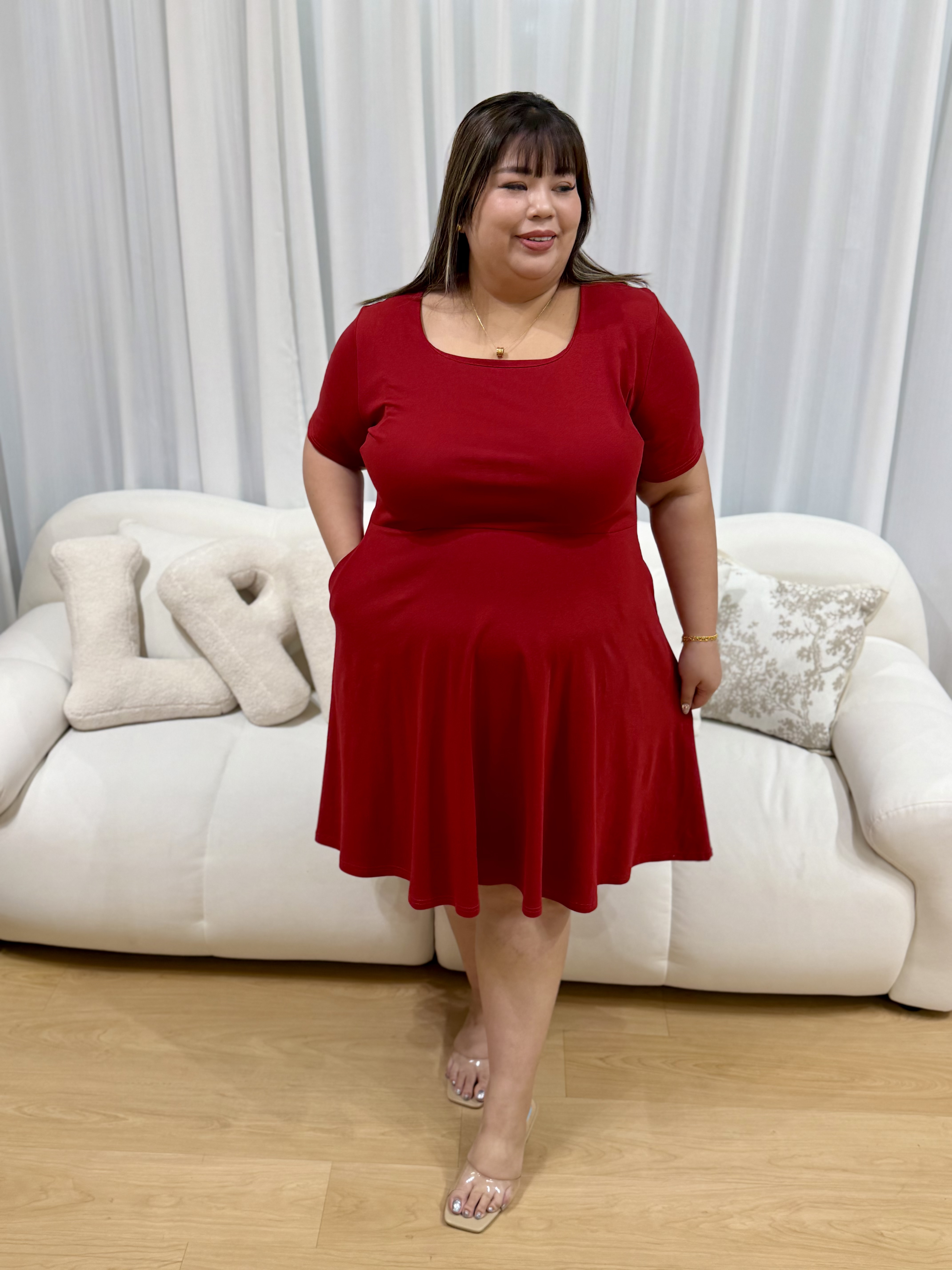 Marvy Box Premium Cotton Dress | Plus Size Dress