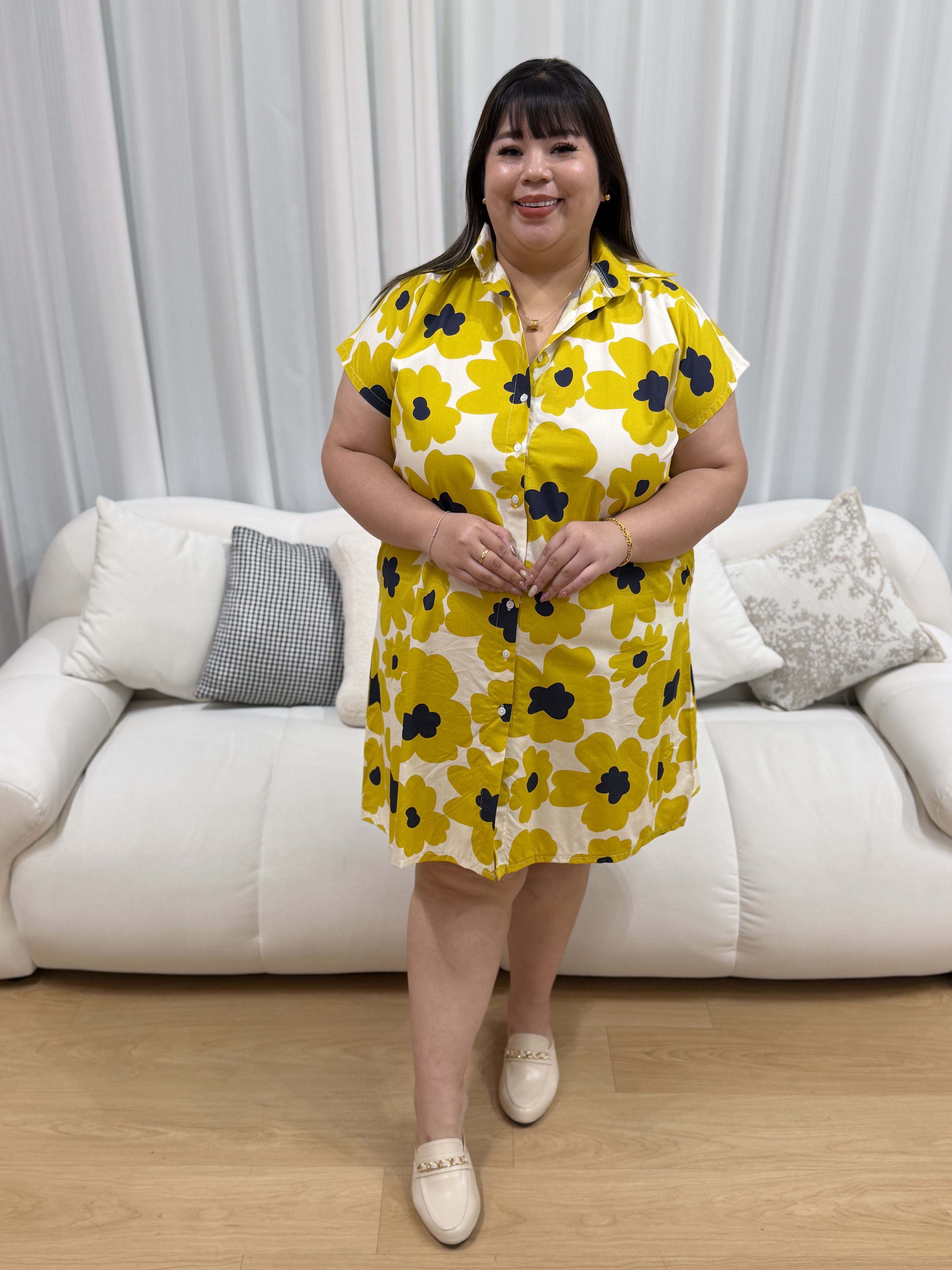 Tansy Button Shirt Dress | Plus Size Dress
