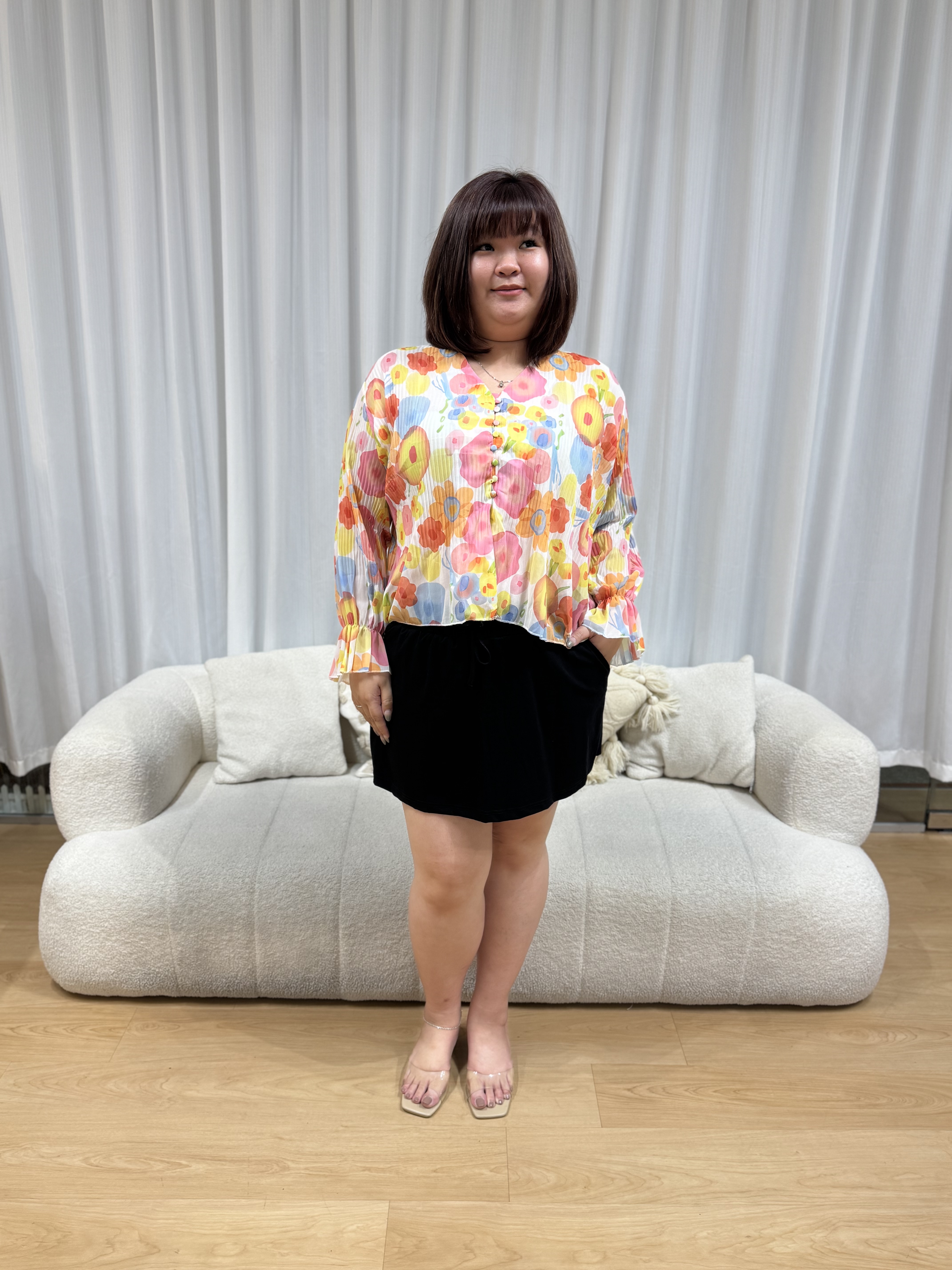 Chiffon Tai Tai Top | Plus Size Top