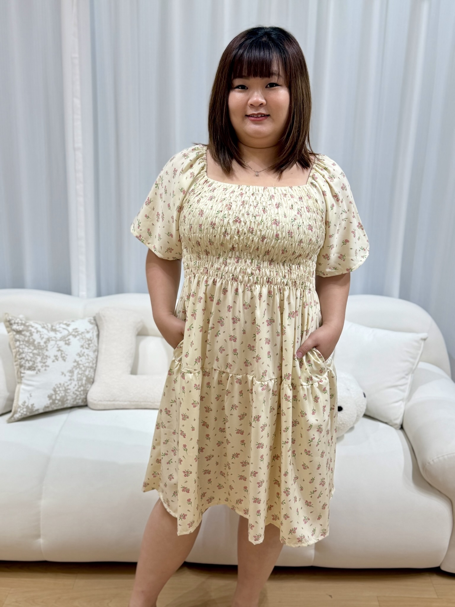 Jovinne Short Smock Dress | Plus Size Dresss