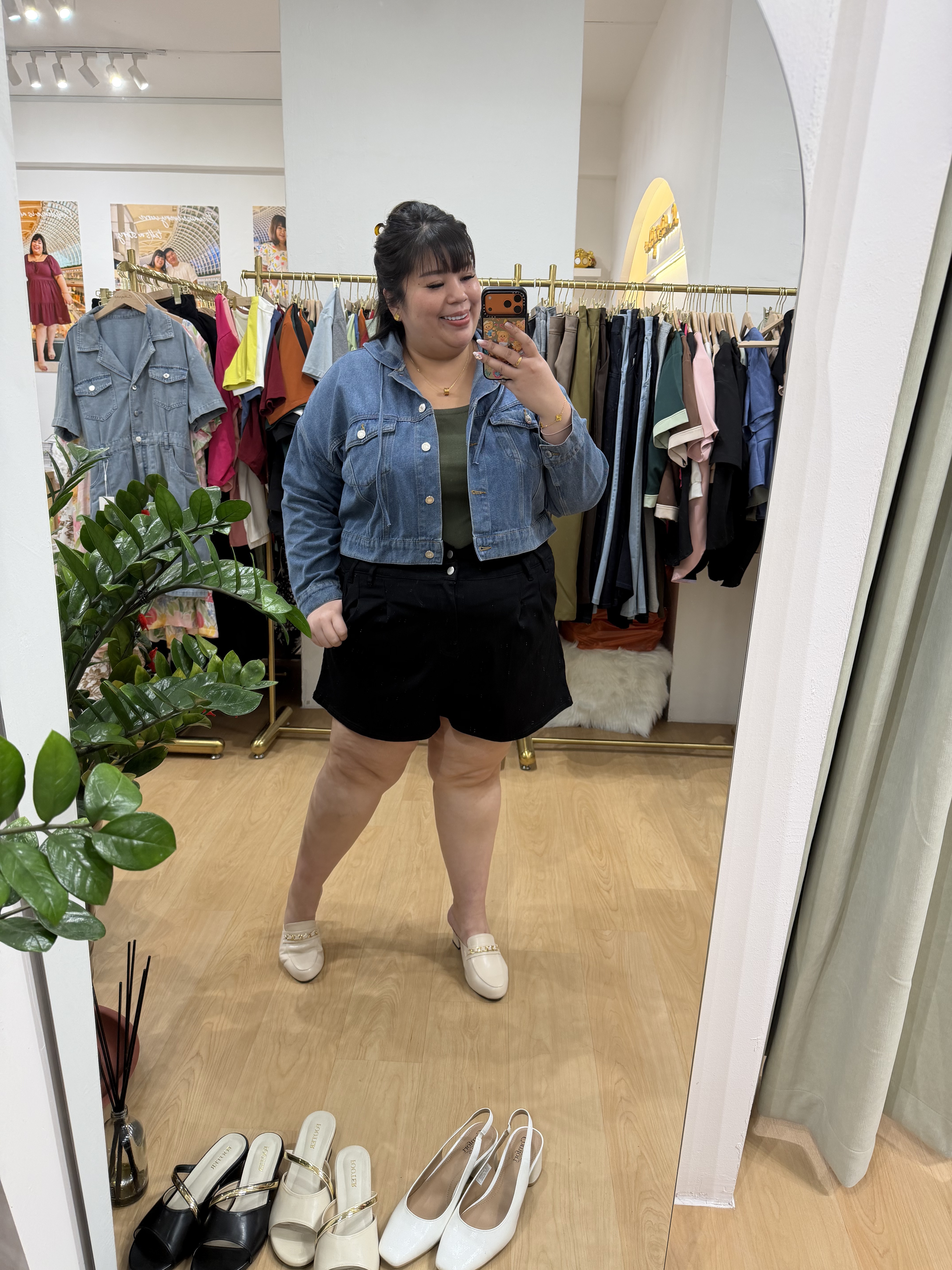 Love+ Denim Crop Jacket  #20743 | Plus Size Denim Jacket