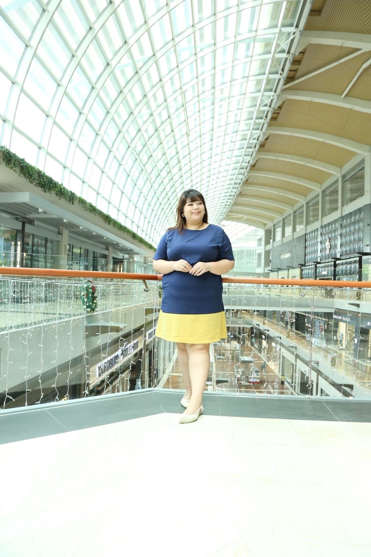 Love+ Navy Oaklyn Shift Dress | Plus Size Dress Singapore