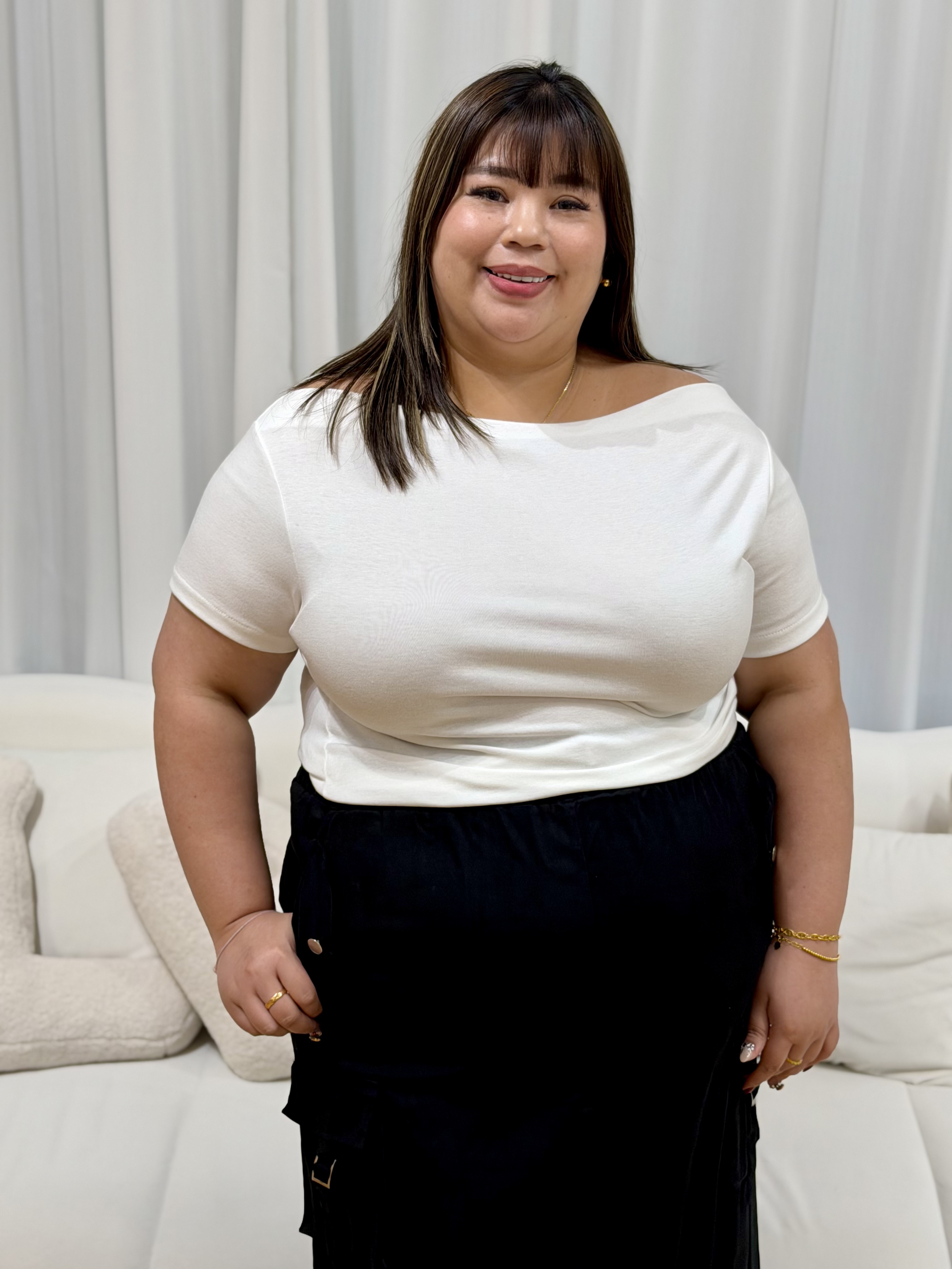 Love+ Jordyn Lil Shoulder Top II | Plus Size Top