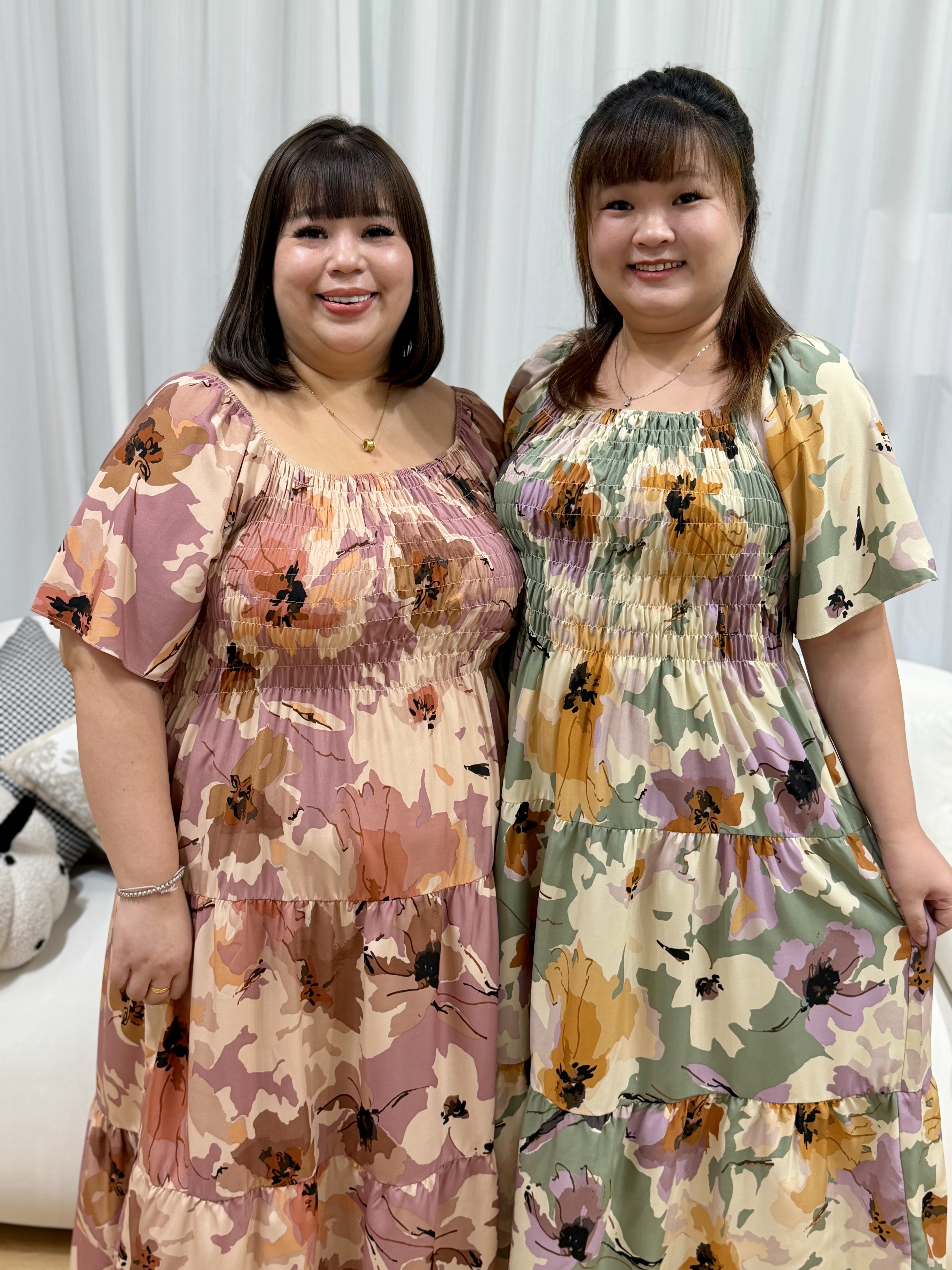 Love+ Camolia Abstract Smock Maxi Dress | Plus Size Dress