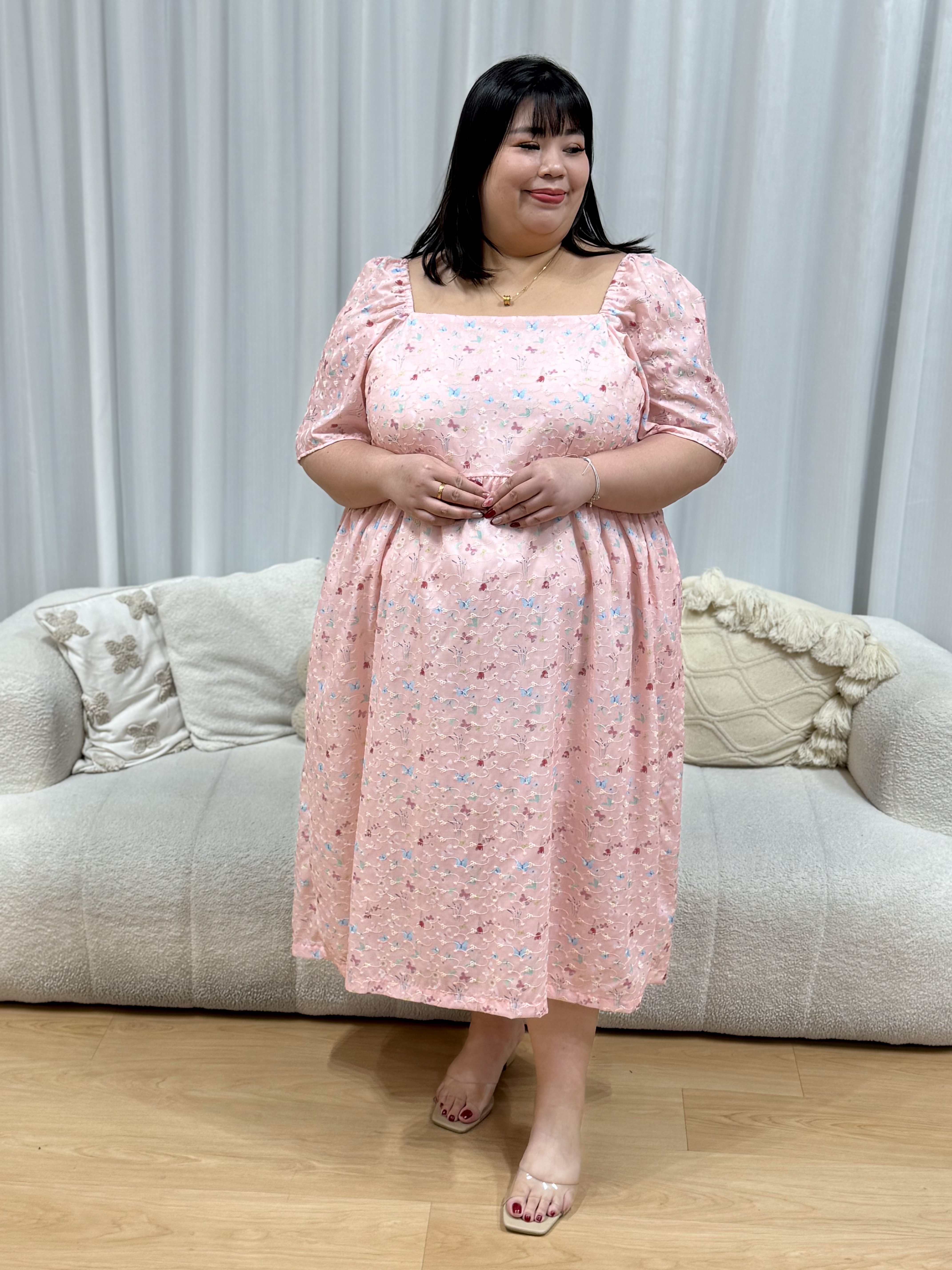 Love+ Tammy Embroidery Lace Dress | Plus Size Dress